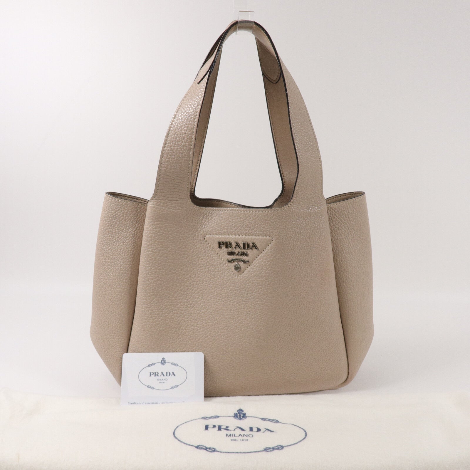 PRADA 牛皮皮革Dynamique手挽袋