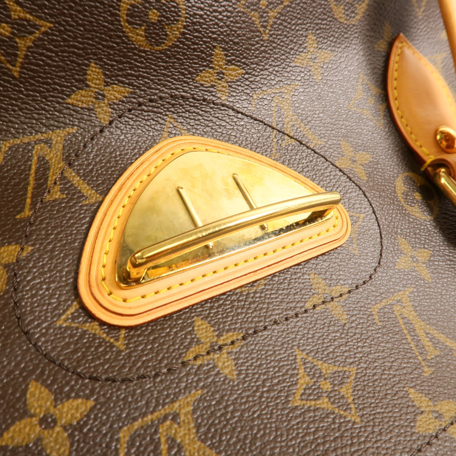 LOUIS VUITTON Monogram Beverly GM金扣手挽袋/肩背袋棕色