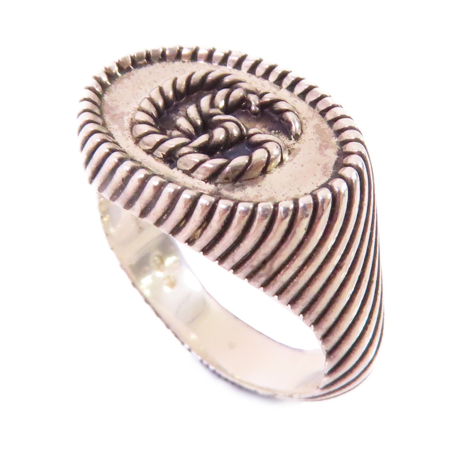 GUCCI 925純銀GG Ring戒指#15/US#7