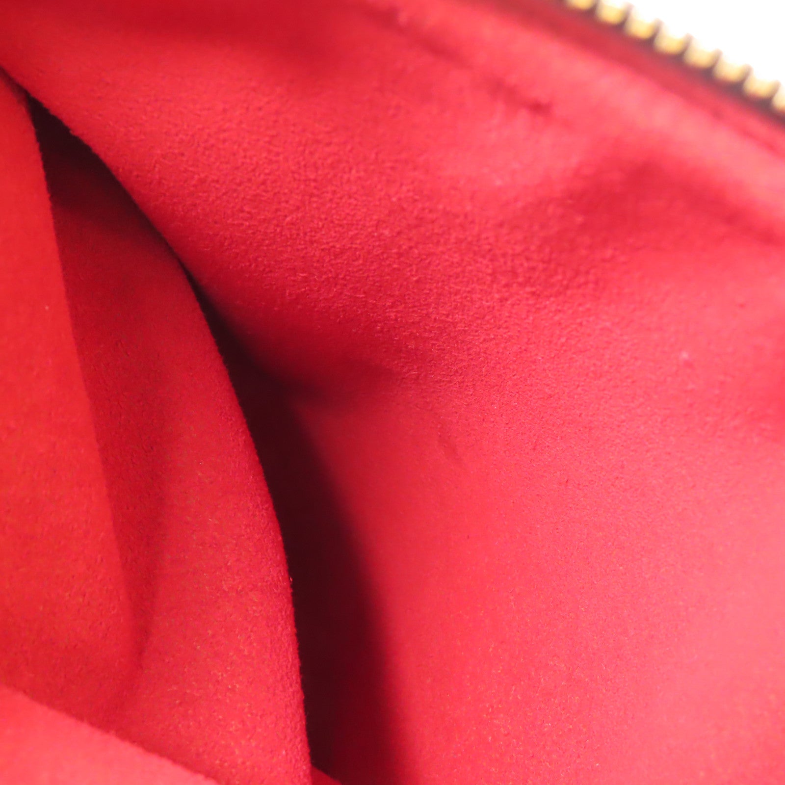 LOUIS VUITTON Damier Evora MM金扣手挽肩背兩用袋棕色