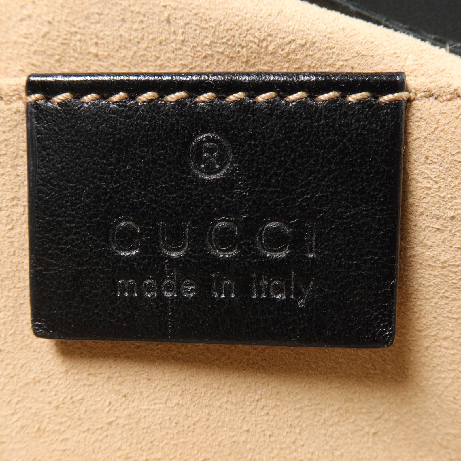 GUCCI 牛皮皮革GG Marmont Small鏈帶肩背袋