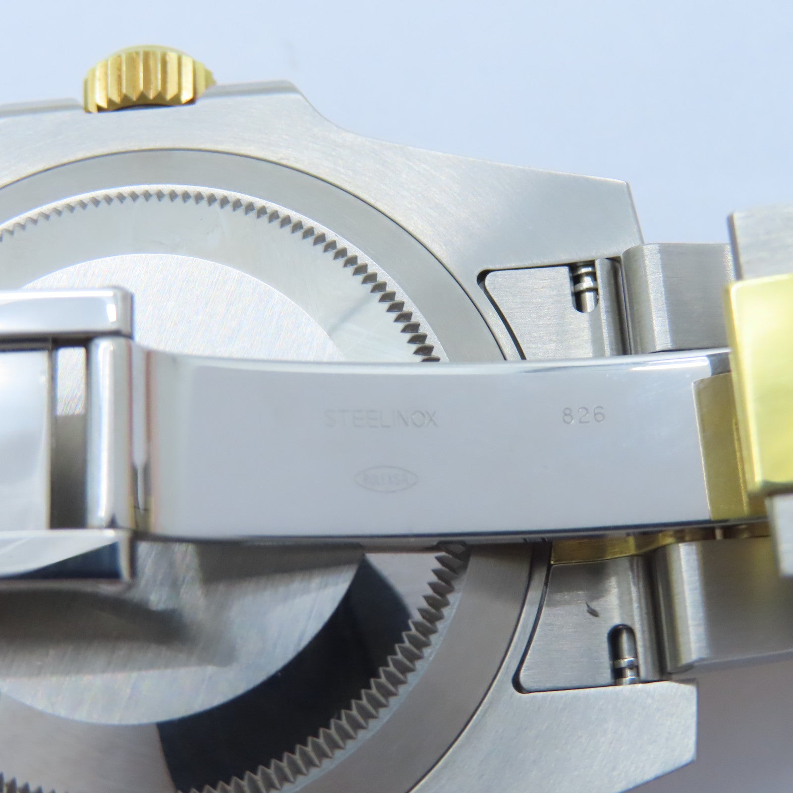 ROLEX Submarinar Date 18K黃金/不鏽鋼手錶自動機芯黑色