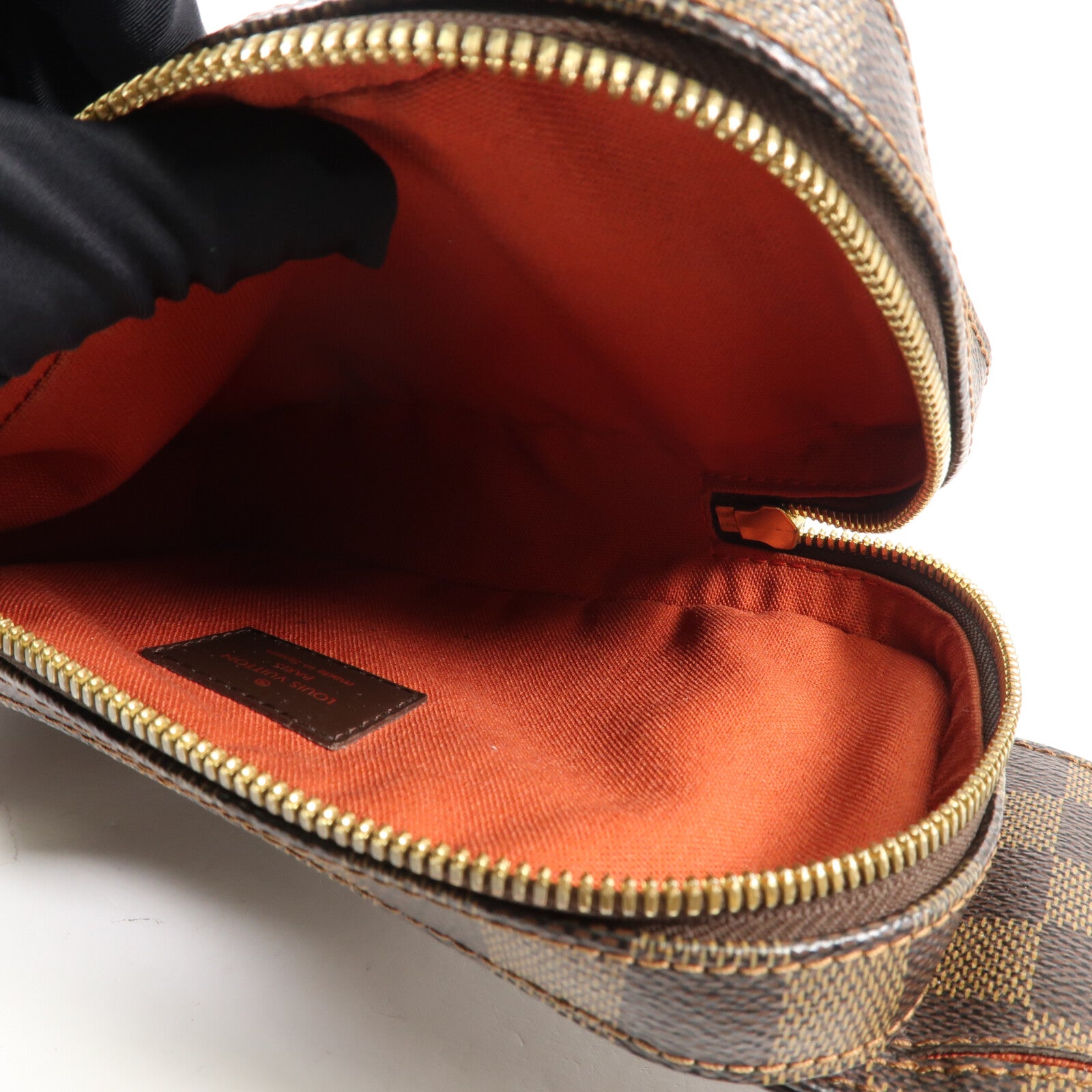 LOUIS VUITTON Damier Geronimos金扣腰包