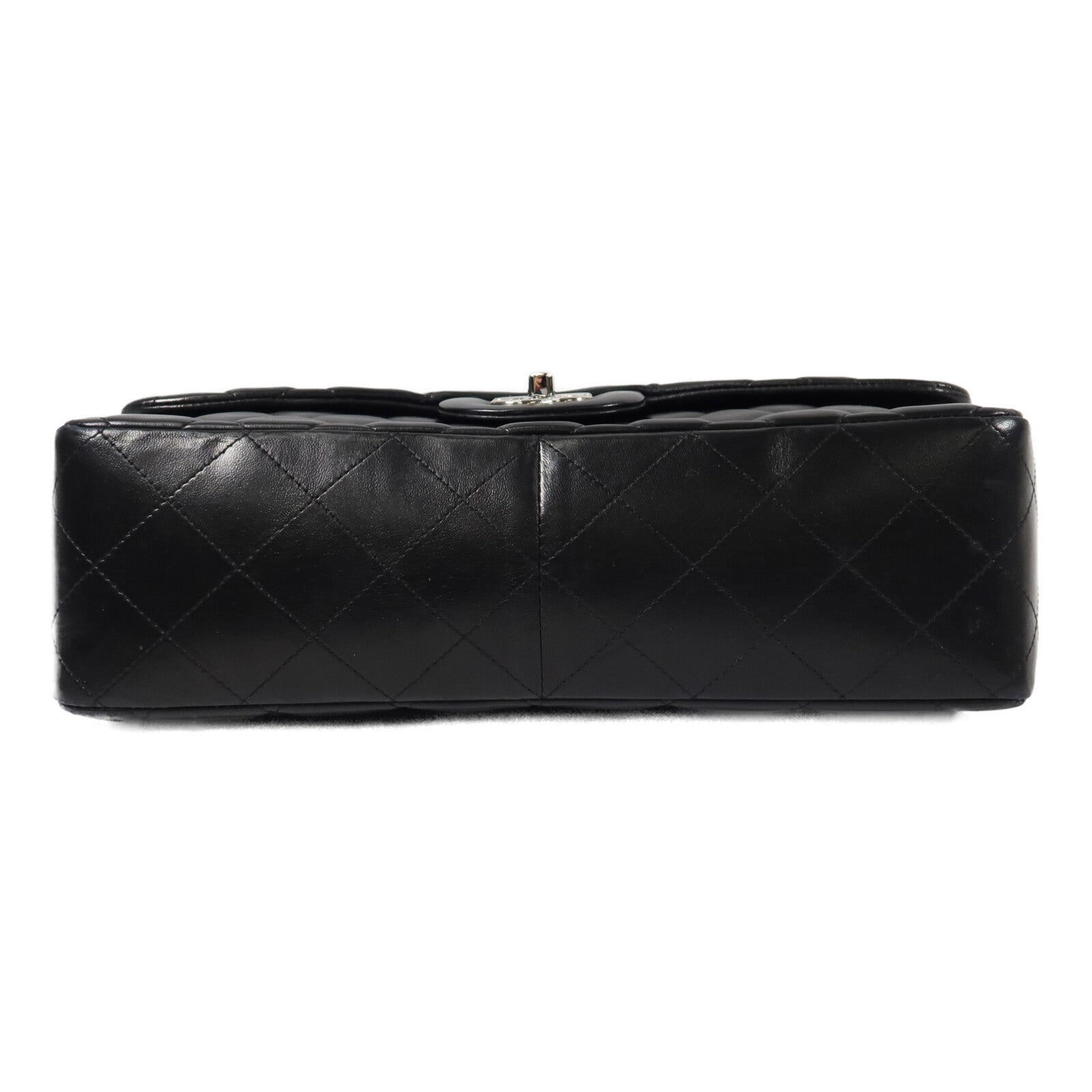 CHANEL 羊皮皮革Large Single Classic鏈帶肩背袋