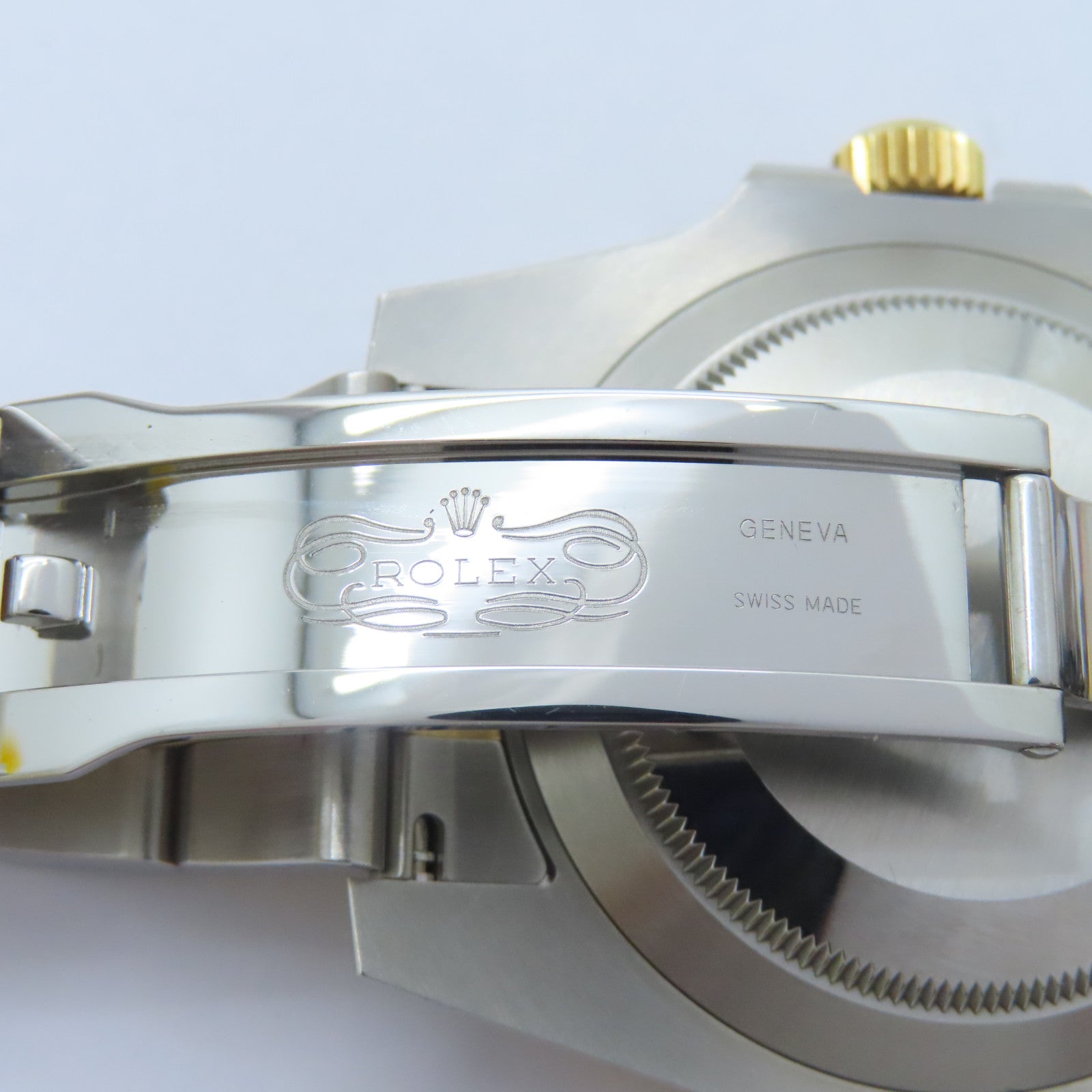 ROLEX Submarinar Date 18K黃金/不鏽鋼手錶自動機芯黑色