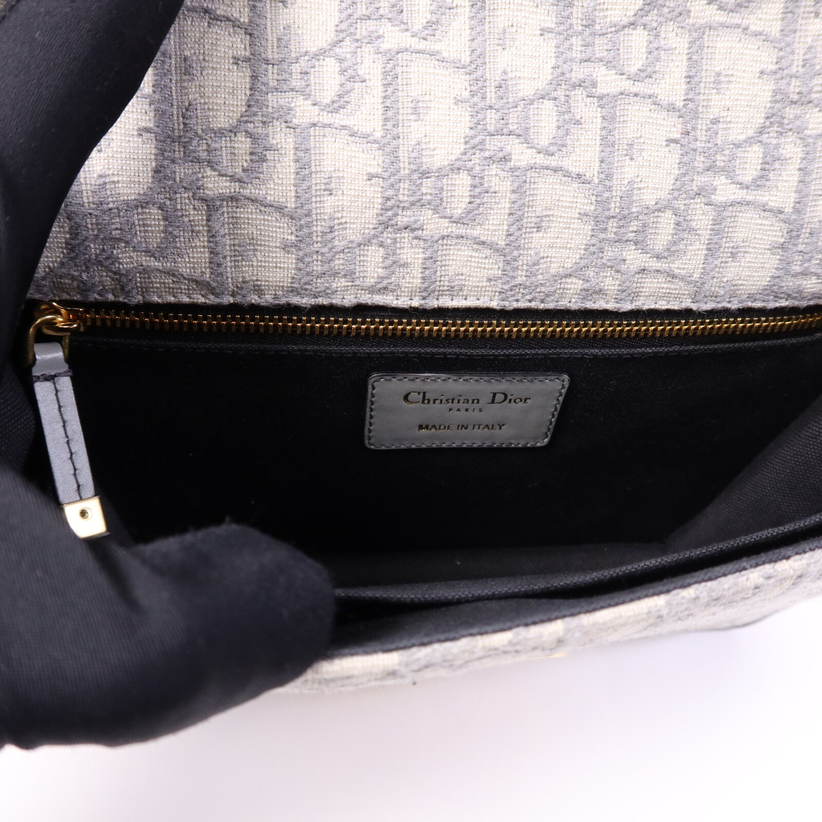 Dior 帆布Montaigne 30金扣肩背袋