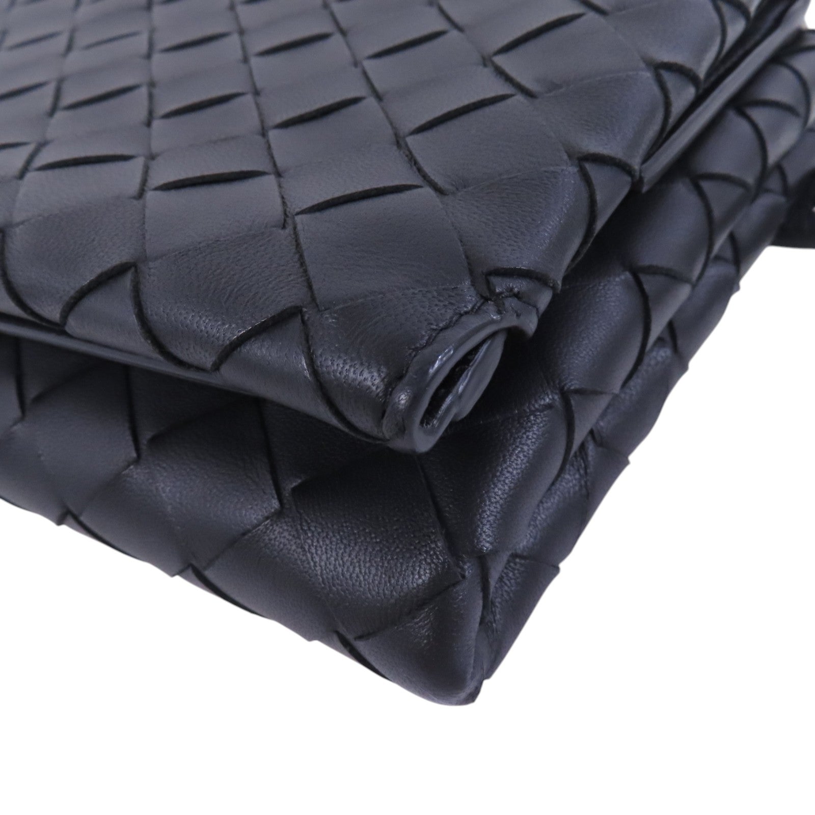 BOTTEGA VENETA 織紋皮革Waist Bag銀扣腰包
