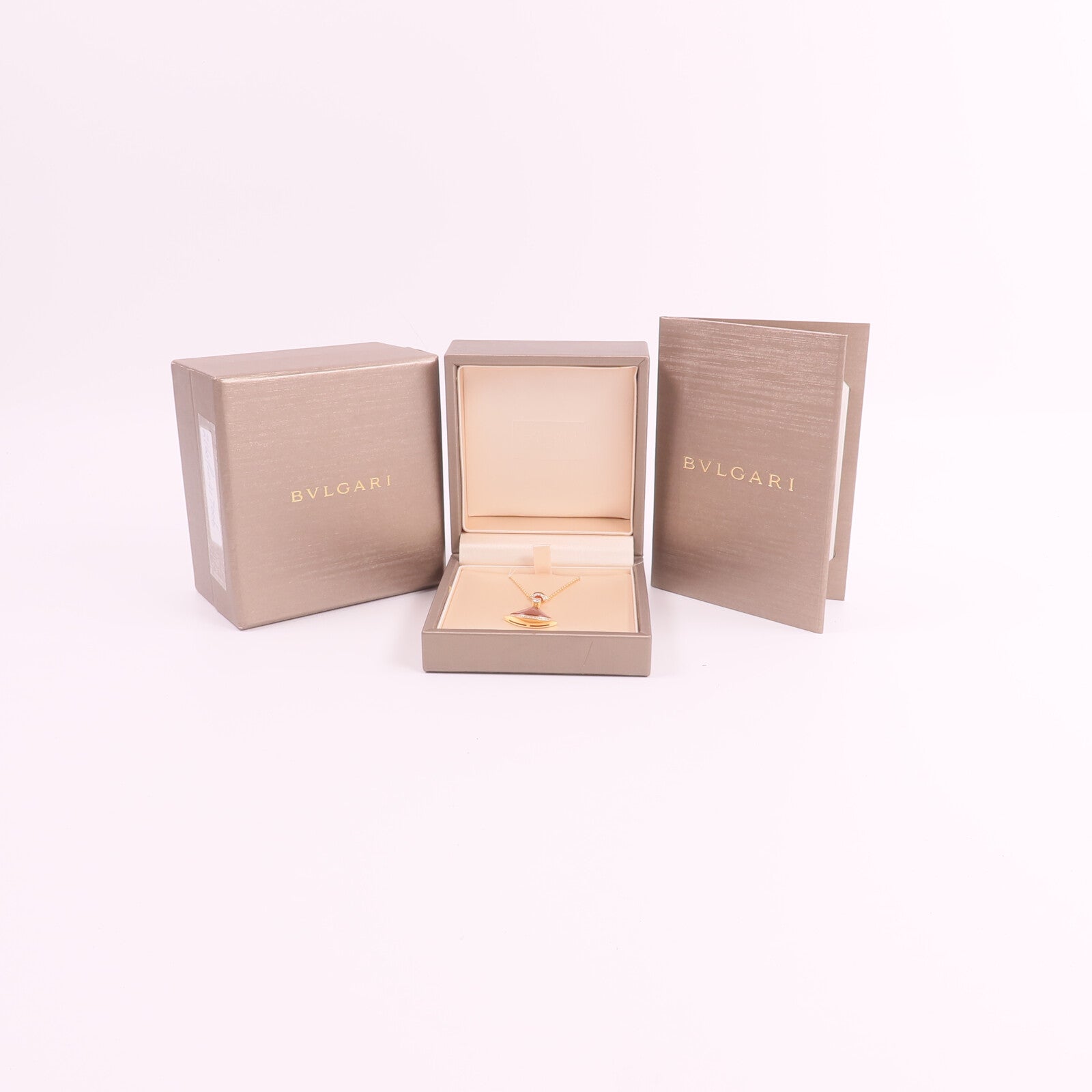 BVLGARI 18K玫瑰金Divas' Dream Necklace紅玉髓/鑽石項鍊