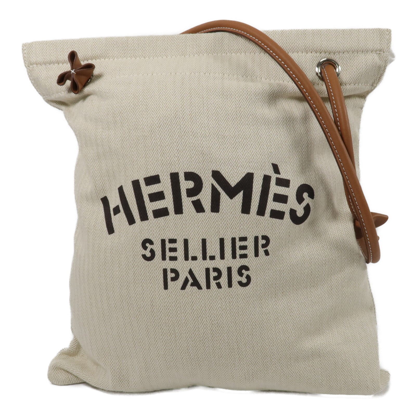 HERMES 帆布Aline Grooming手挽袋
