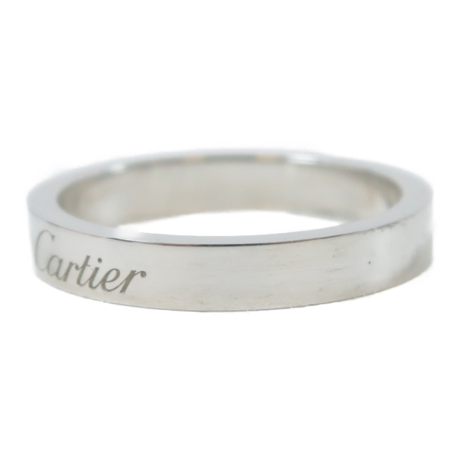 CARTIER PT950鉑金C De Cartier Wedding Ring鑽石戒指US#5.25/Cartier#51