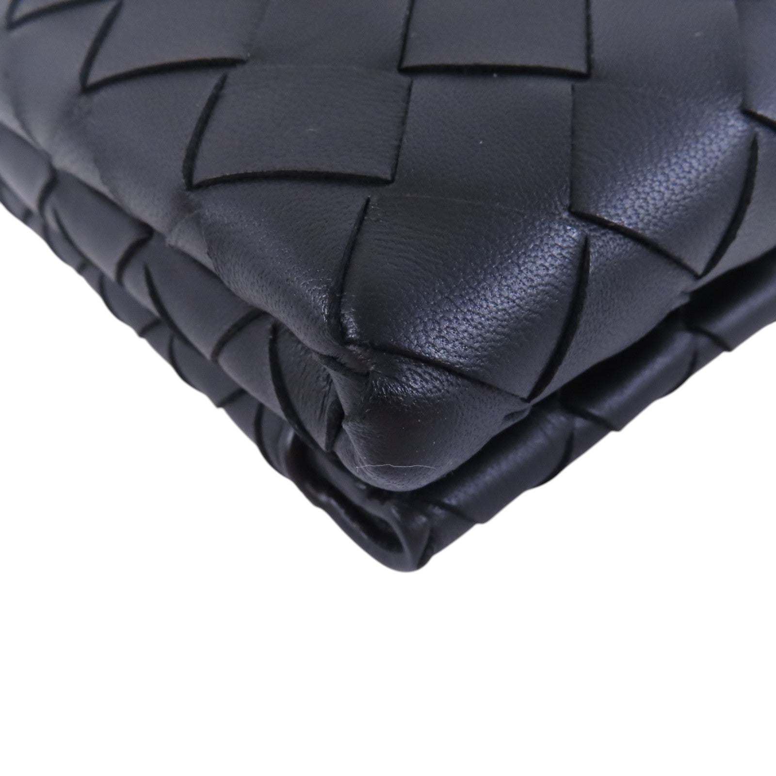 BOTTEGA VENETA 織紋皮革Waist Bag銀扣腰包