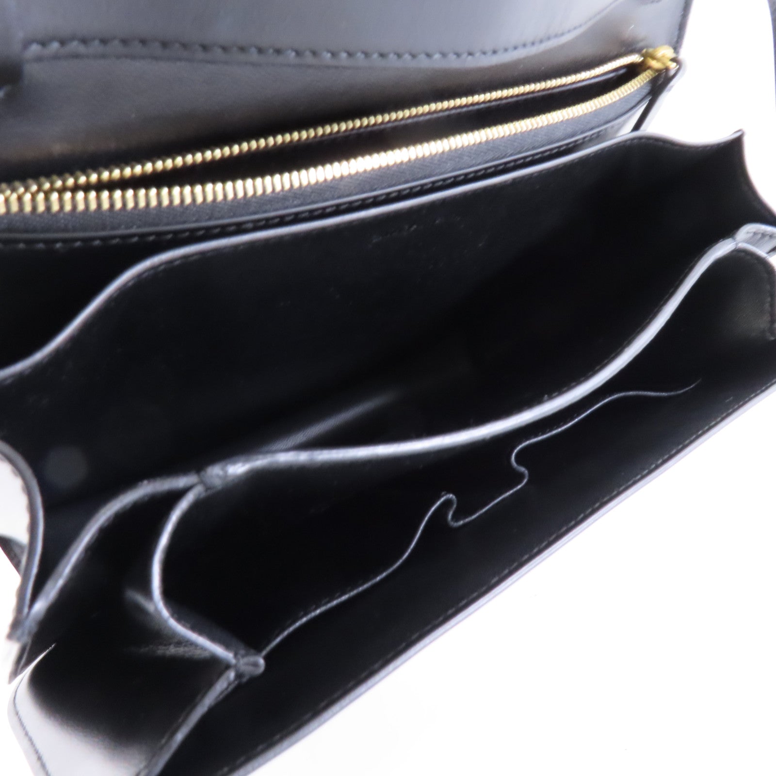 CELINE 牛皮皮革Classic Box金扣肩背袋黑色
