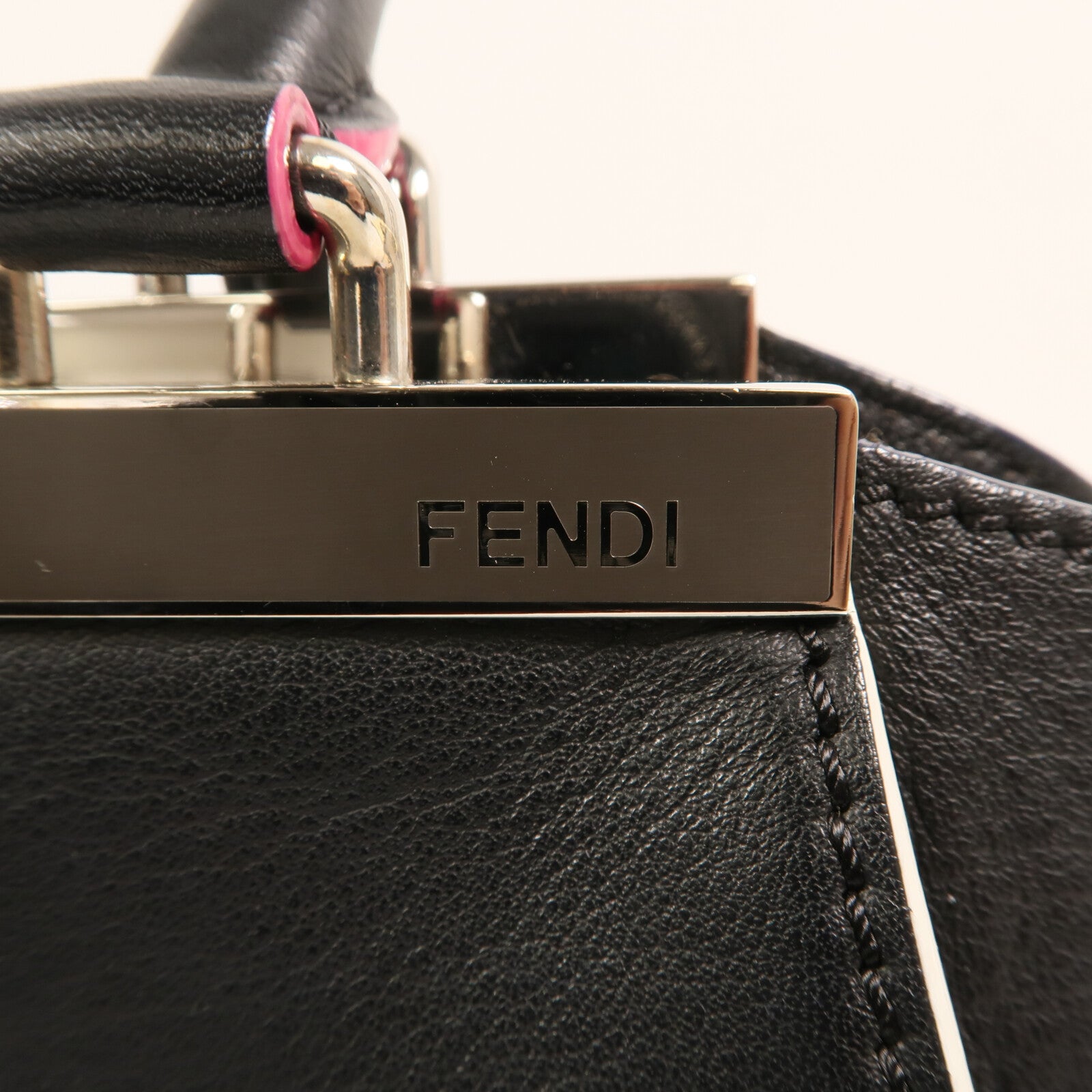 FENDI 牛皮皮革3 Jours銀扣手挽肩背兩用袋
