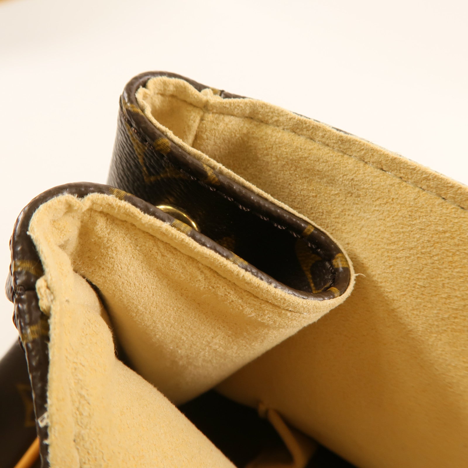 LOUIS VUITTON Monogram Beverly GM金扣手挽袋/肩背袋棕色