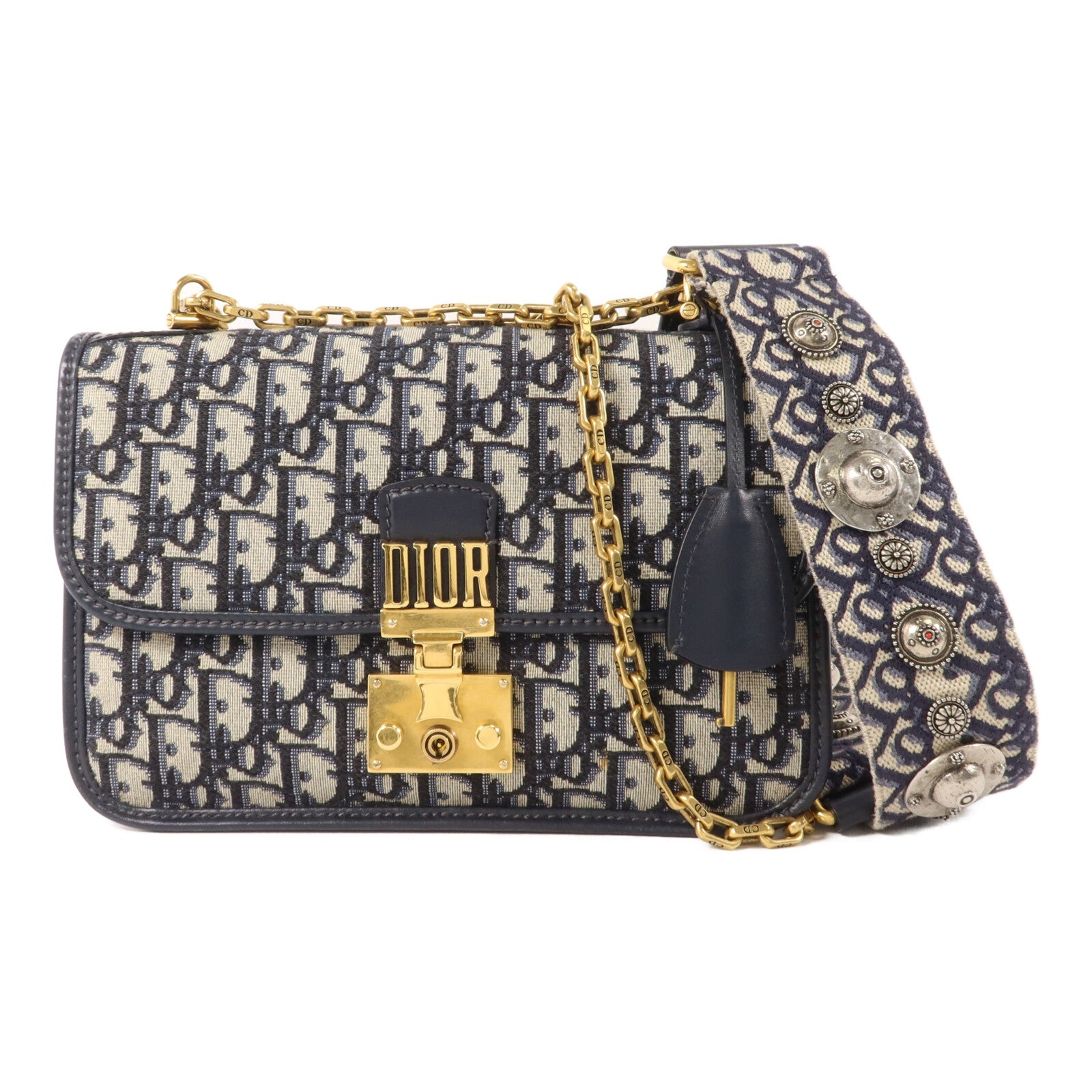 Dior 帆布Dioraddict Flap Bag肩背袋