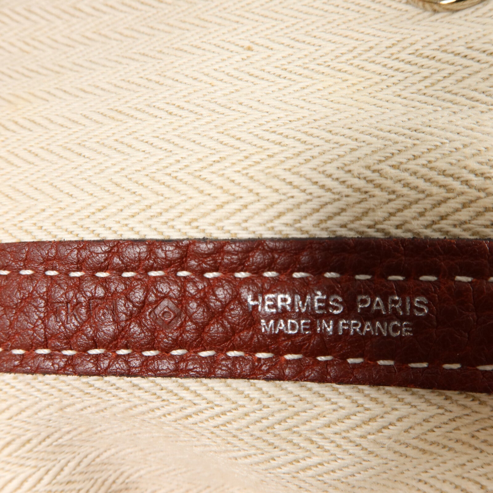 HERMES Negonda皮革Garden Party PM手挽袋Rouge H