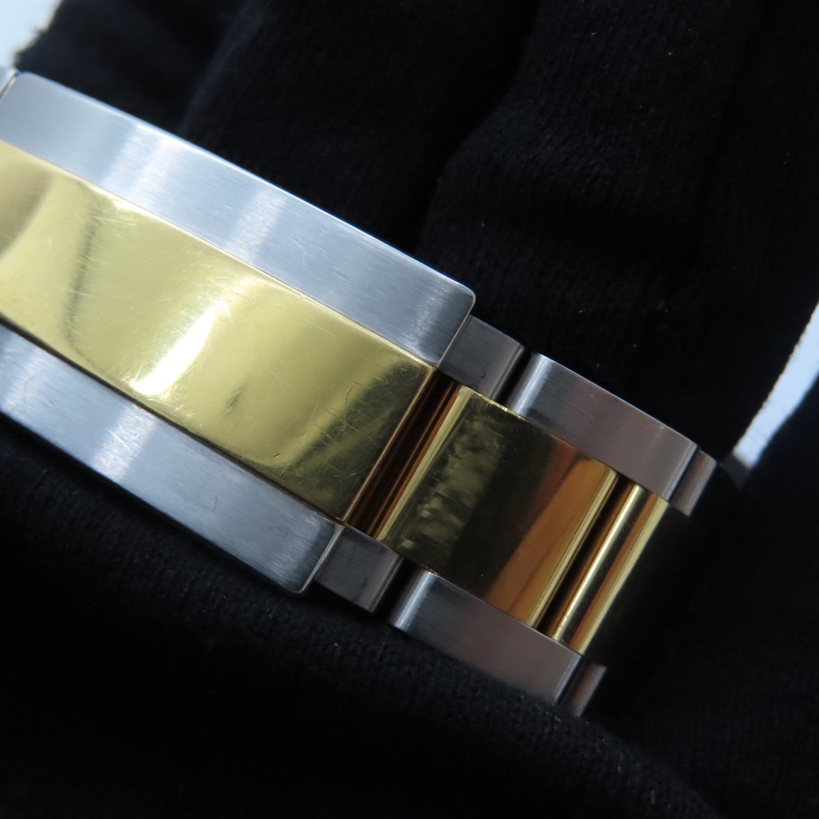ROLEX Submarinar Date 18K黃金/不鏽鋼手錶自動機芯黑色