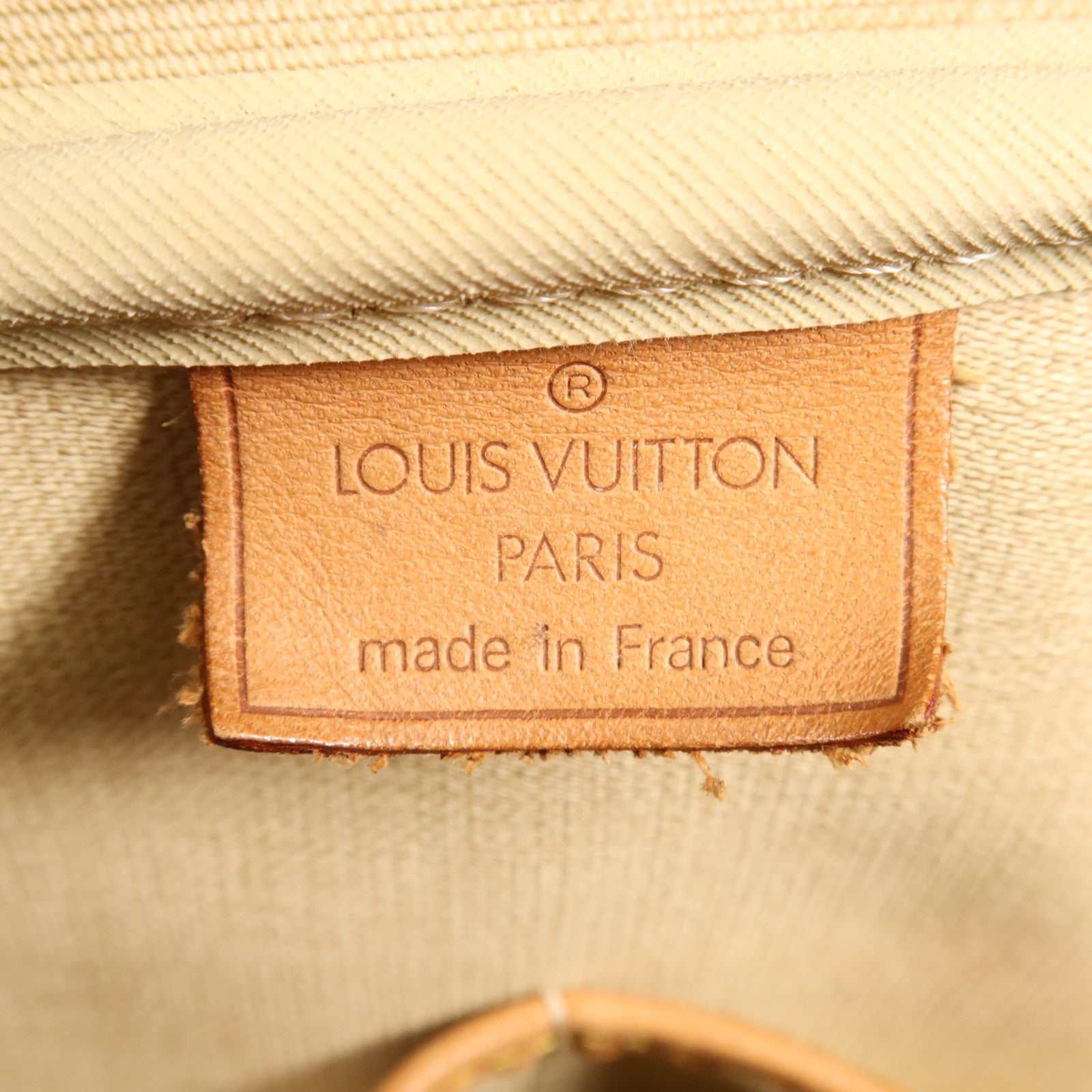 LOUIS VUITTON Monogram Deauville金扣手挽袋