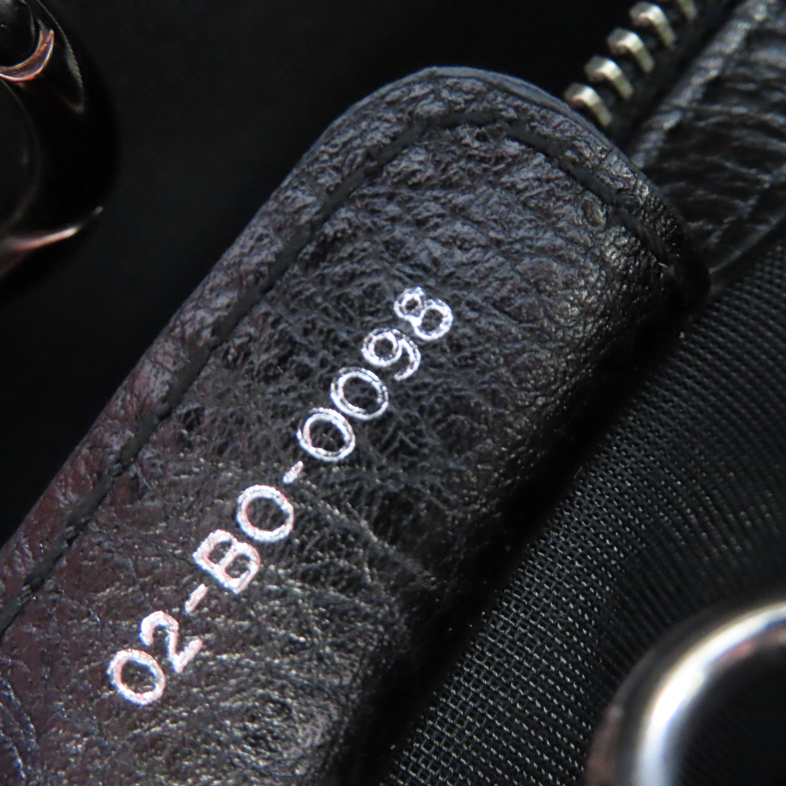 Dior 牛皮皮革Vintage Bag銀扣肩背袋黑色