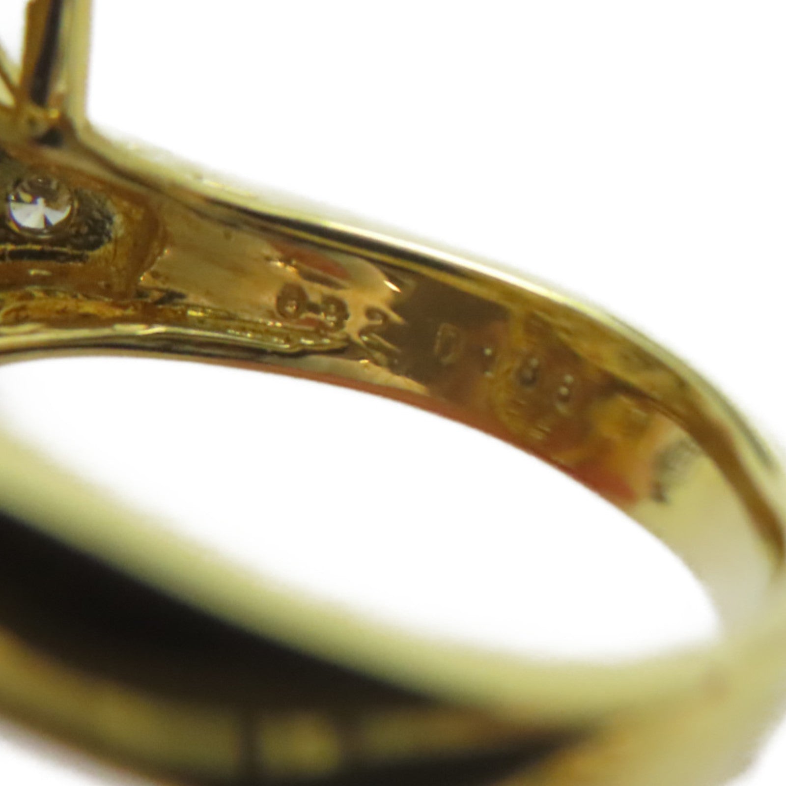 JEWELRY 【激減優惠】18K黃金Diamond Ring 0.32ct鑽石/1.88ct鑽石戒指US#6.5