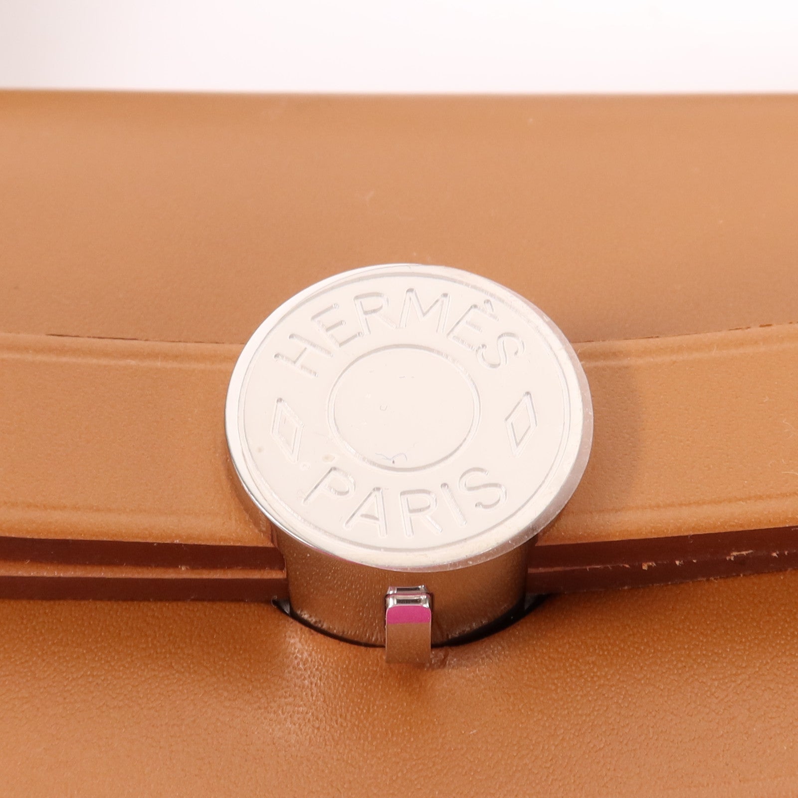 HERMES 帆布Herbag PM銀扣手挽肩背兩用袋