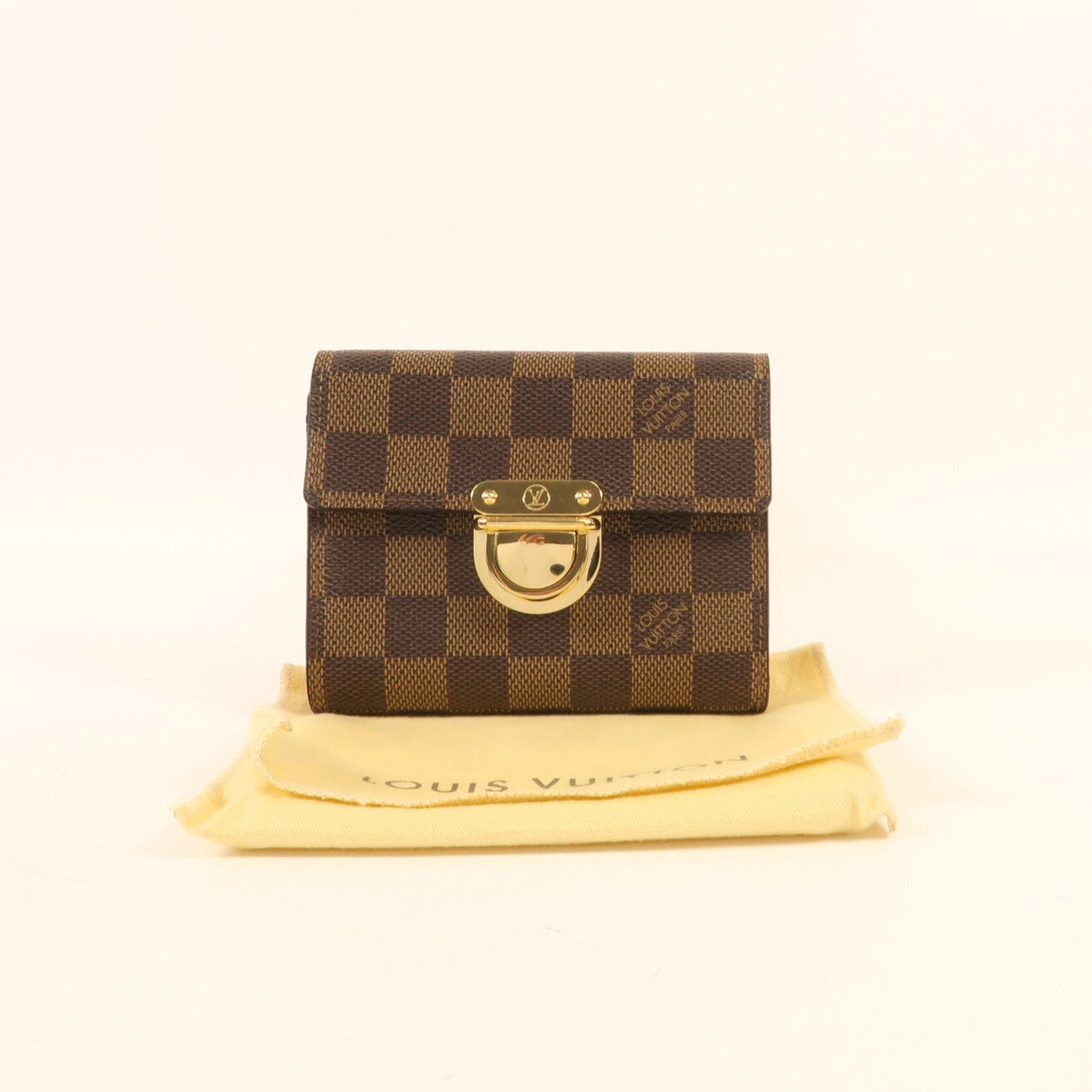 LOUIS VUITTON Damier Portefeuille Koala金扣錢包