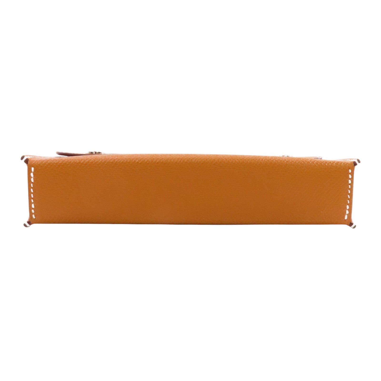 HERMES Epsom皮革Snap Wallet Shoulder Bag銀扣肩背袋