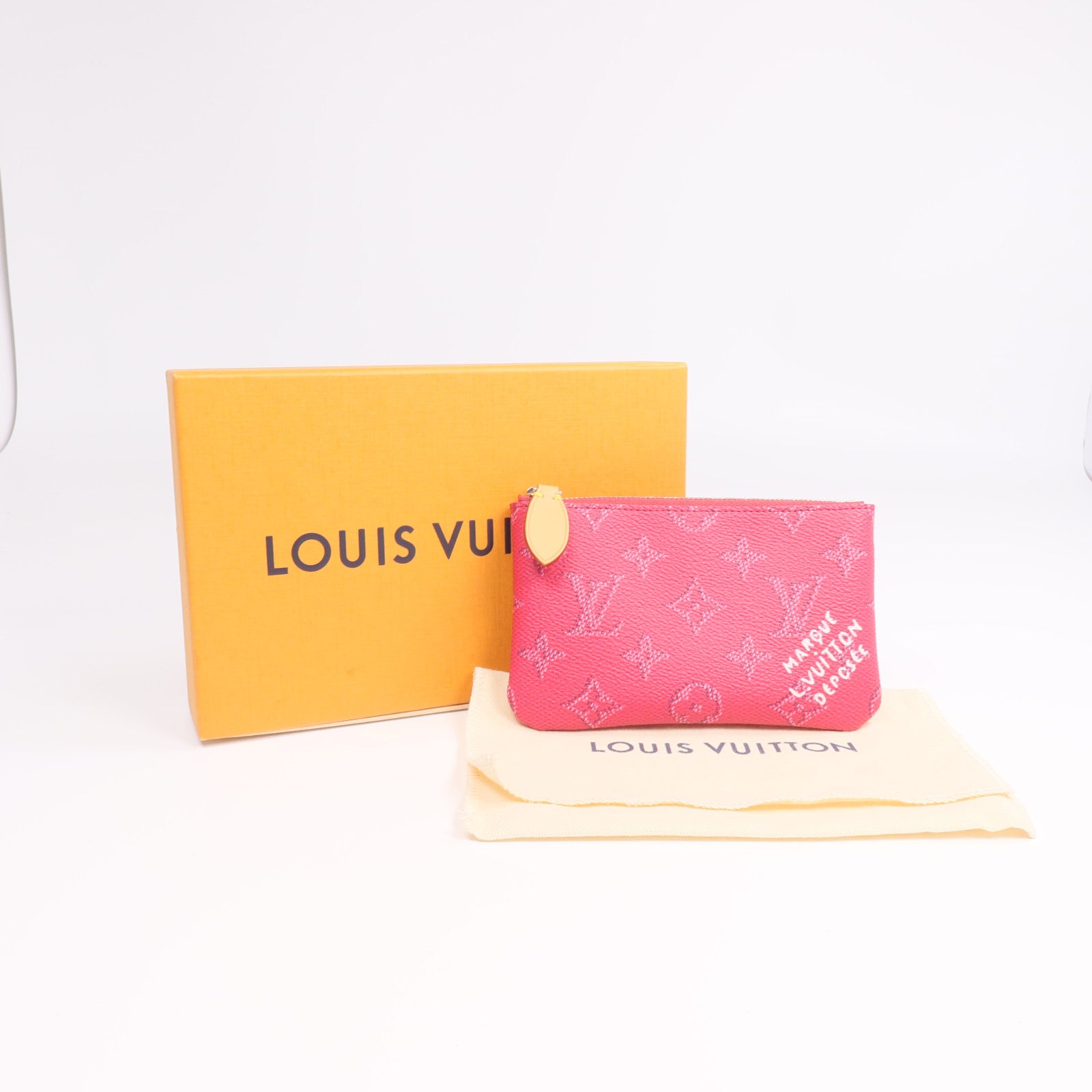 LOUIS VUITTON Monogram Heritage Key Pouch S鎖匙包
