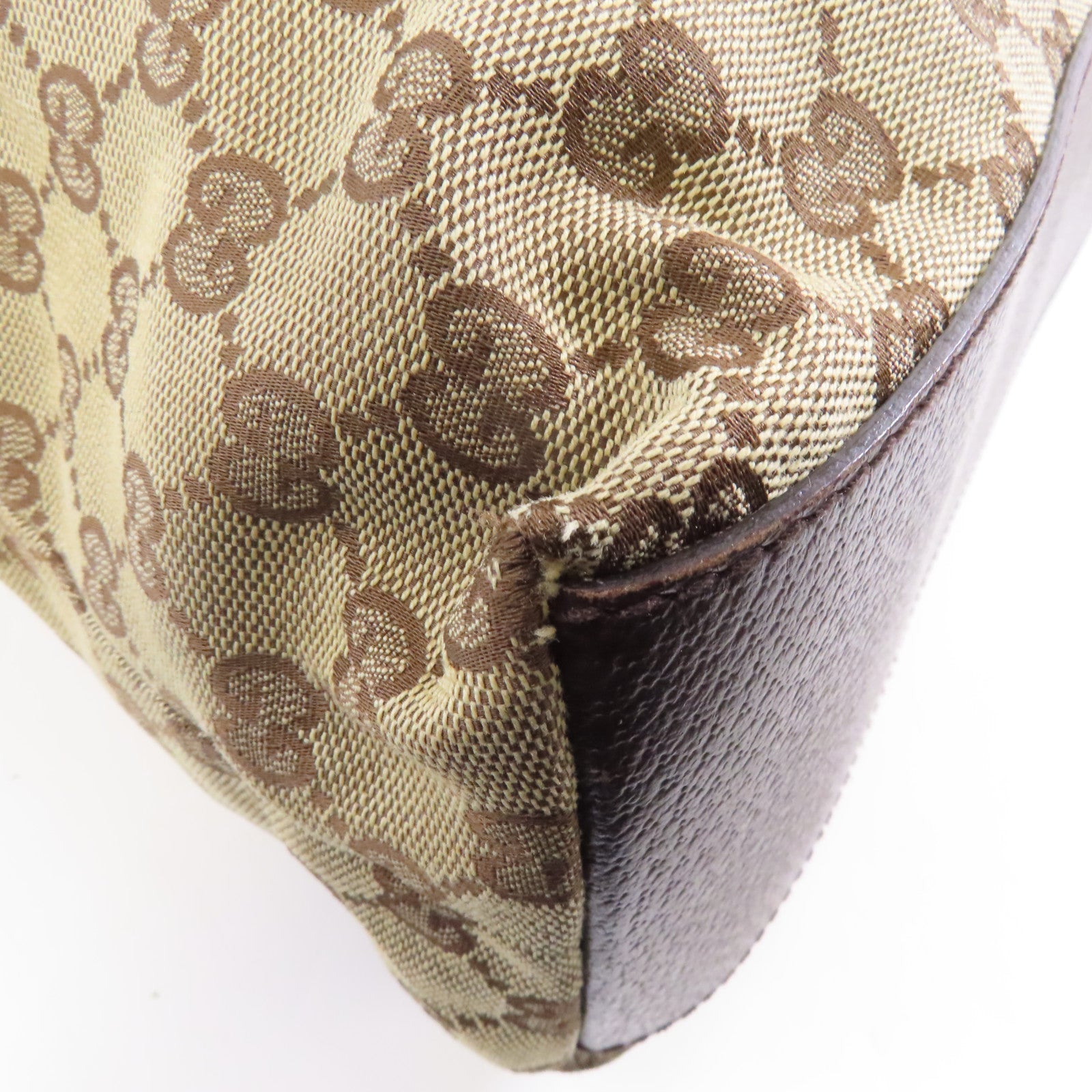 GUCCI 帆布Tote Bag手挽袋啡色