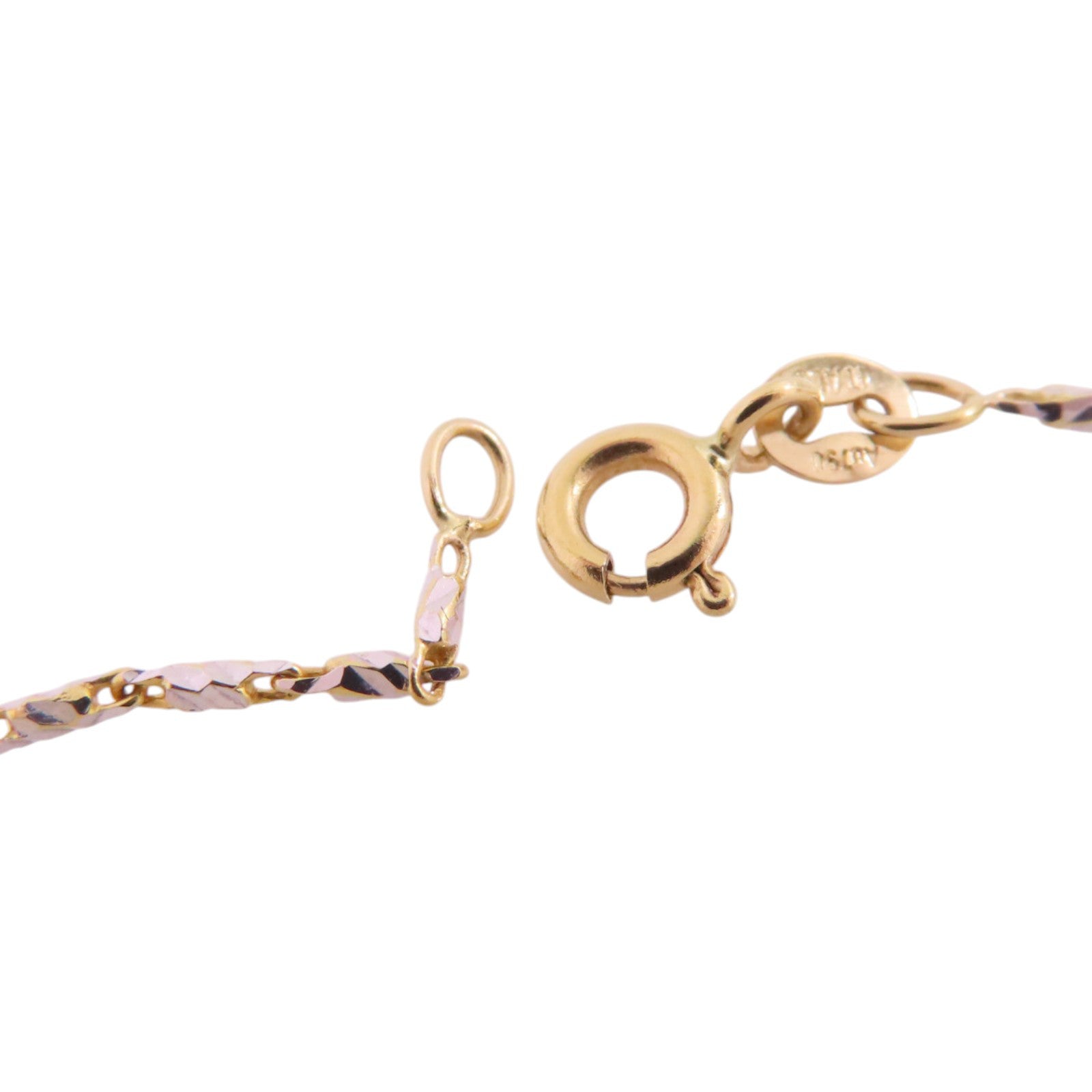 JEWELRY Diamond Necklace 18K Rose Gold 18K White Gold