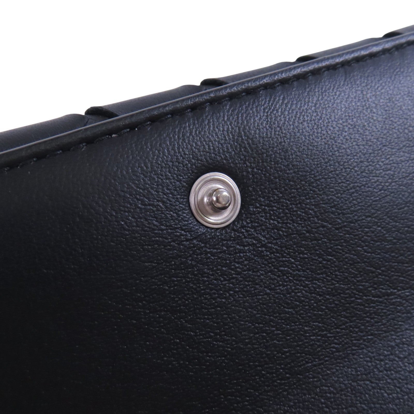 BOTTEGA VENETA 織紋皮革Waist Bag銀扣腰包