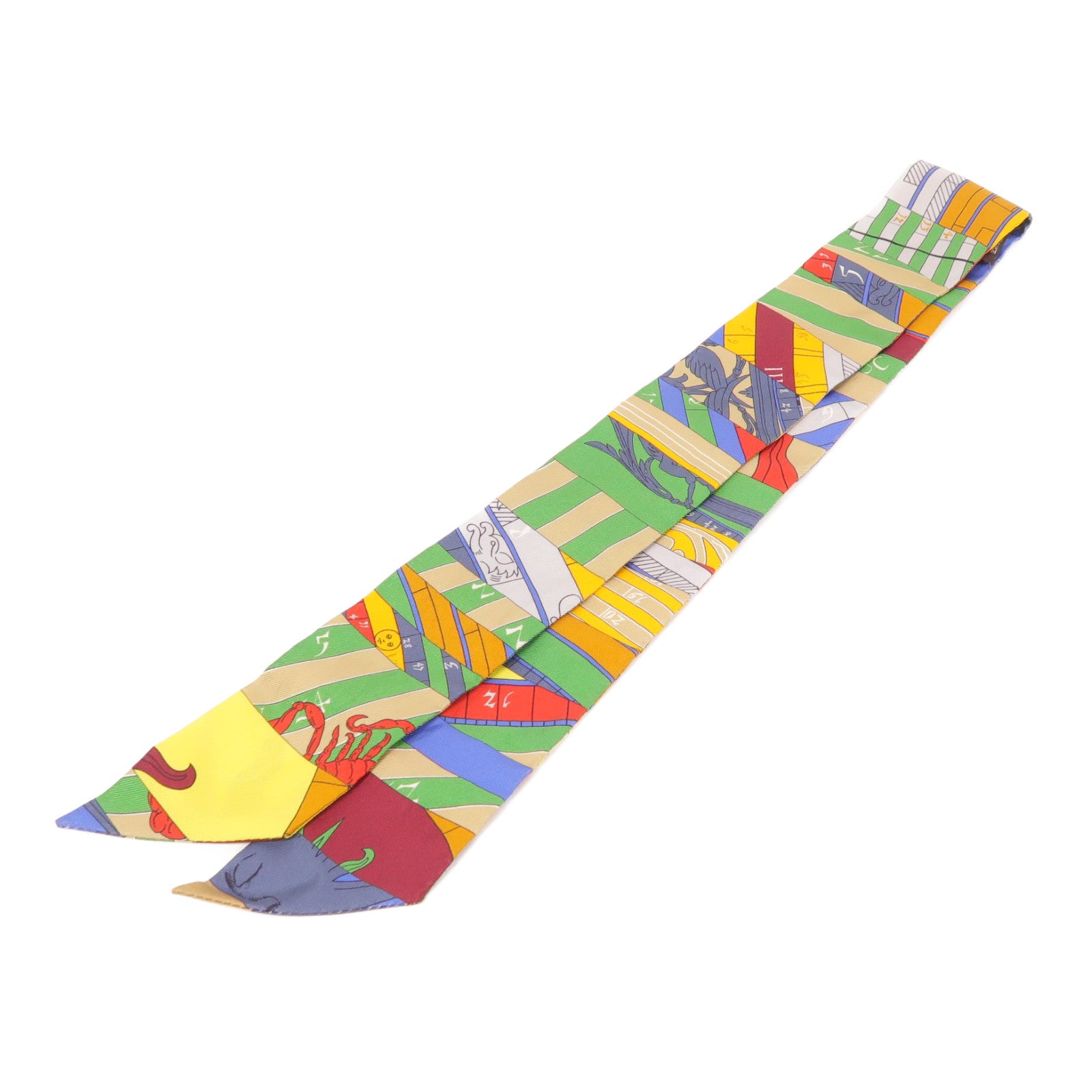 HERMES 絲質Twilly絲巾