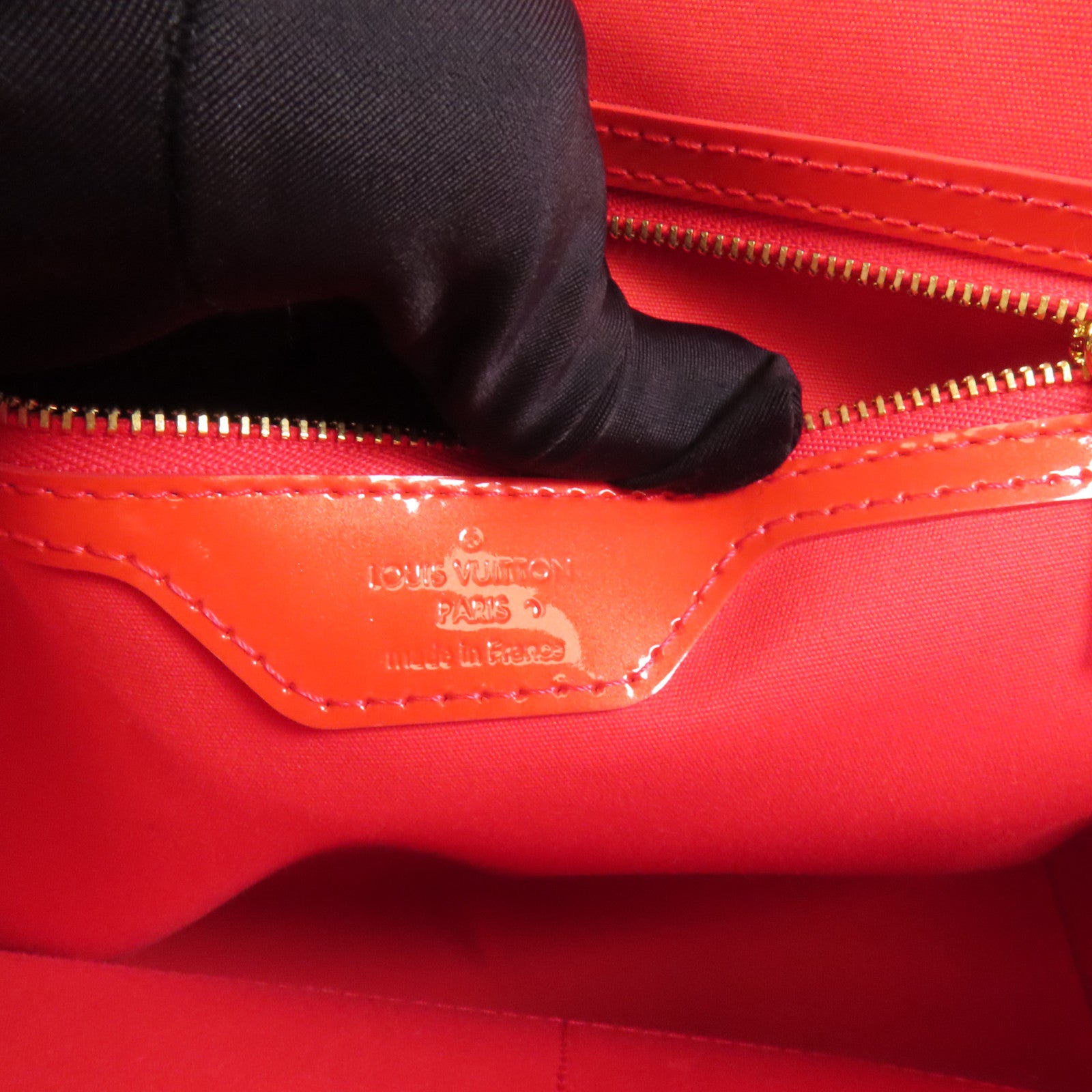 LOUIS VUITTON 【激減優惠】Monogram Vernis Avalon GM金扣手挽袋