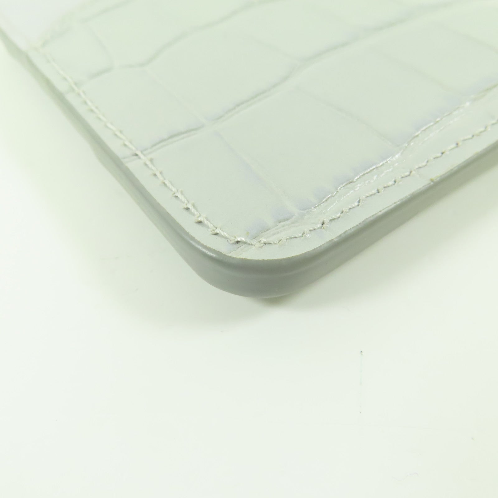 Chloe 牛皮皮革Card Holder金扣卡片套