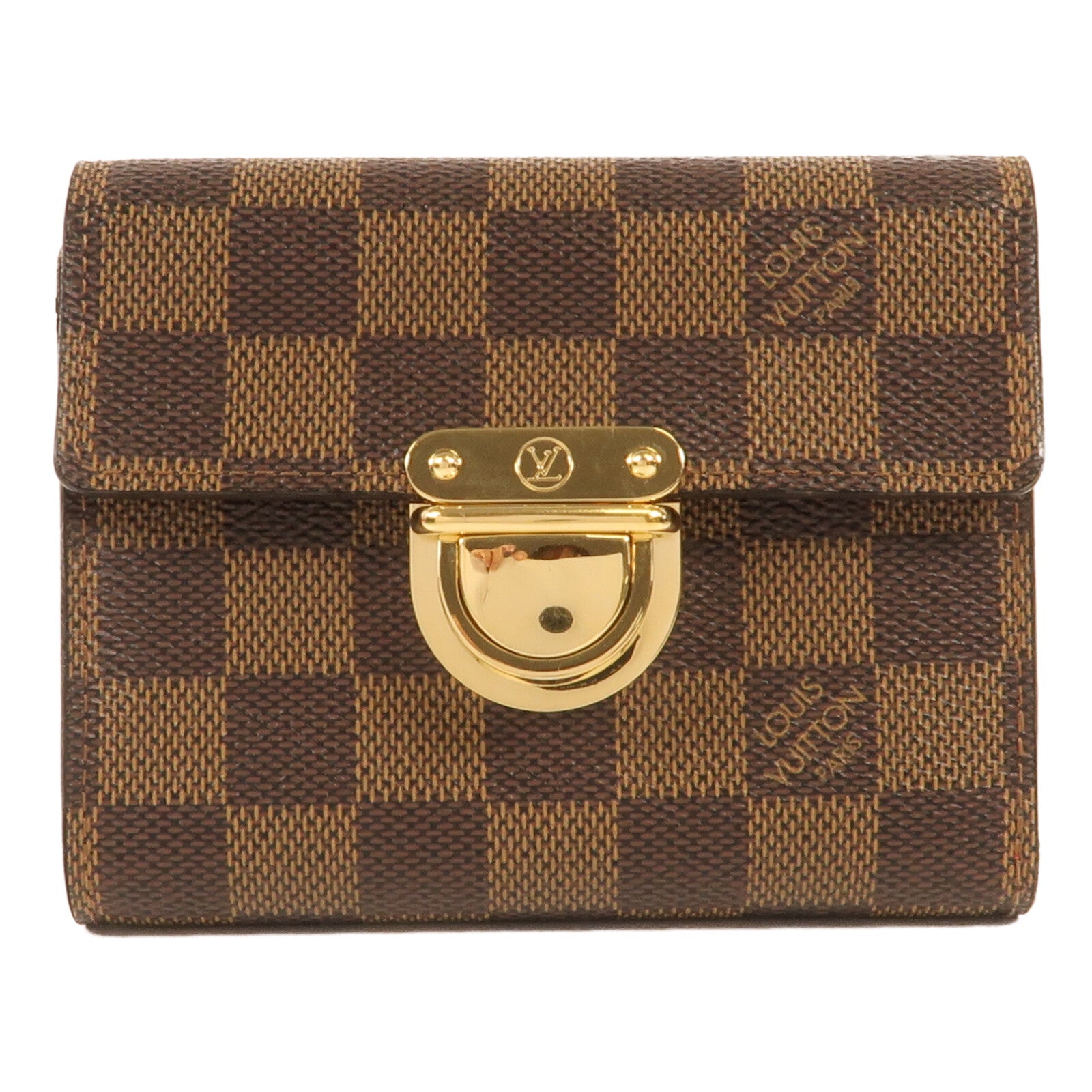 LOUIS VUITTON Damier Portefeuille Koala金扣錢包