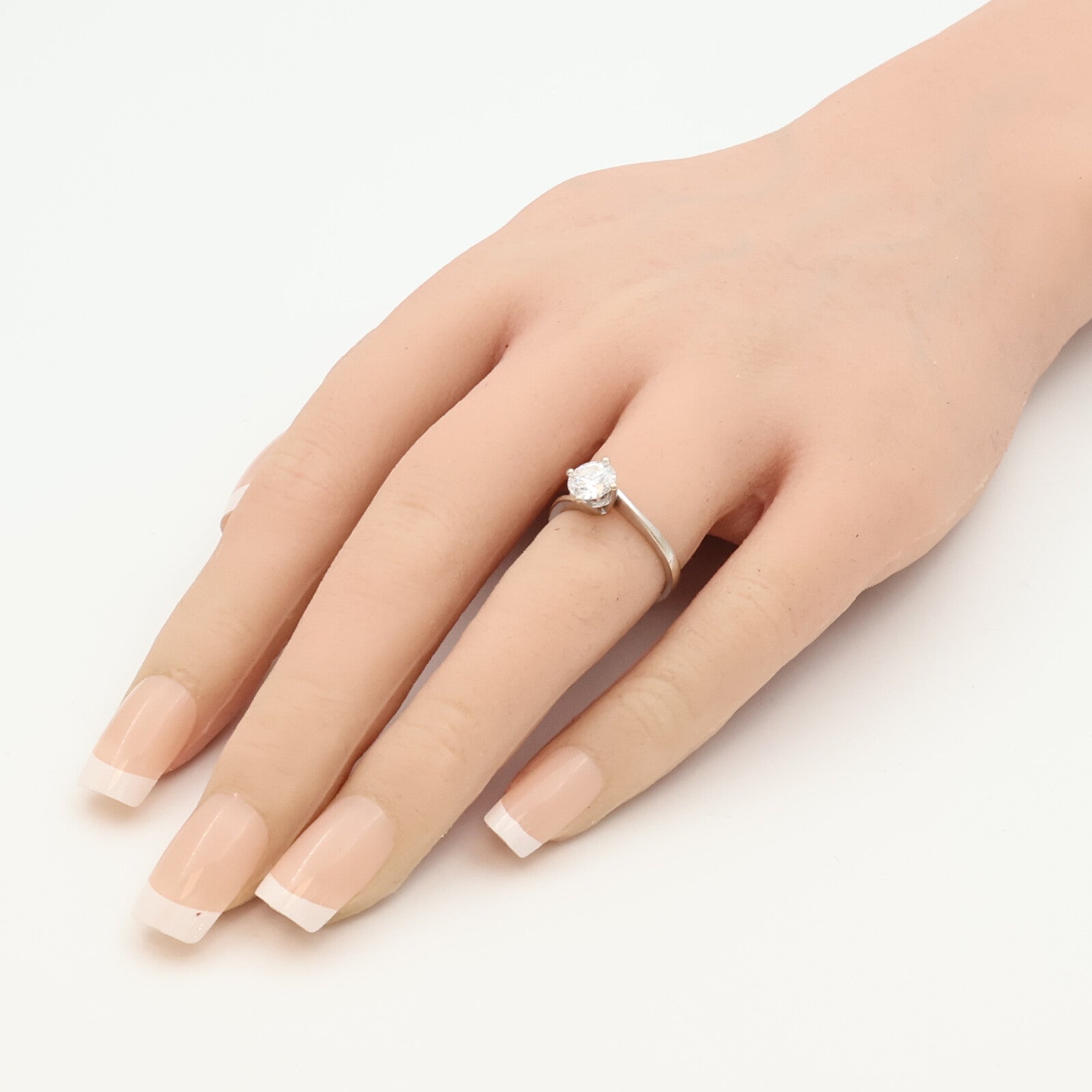 JEWELRY 18K白金Diamond Ring鑽石戒指US#4.75