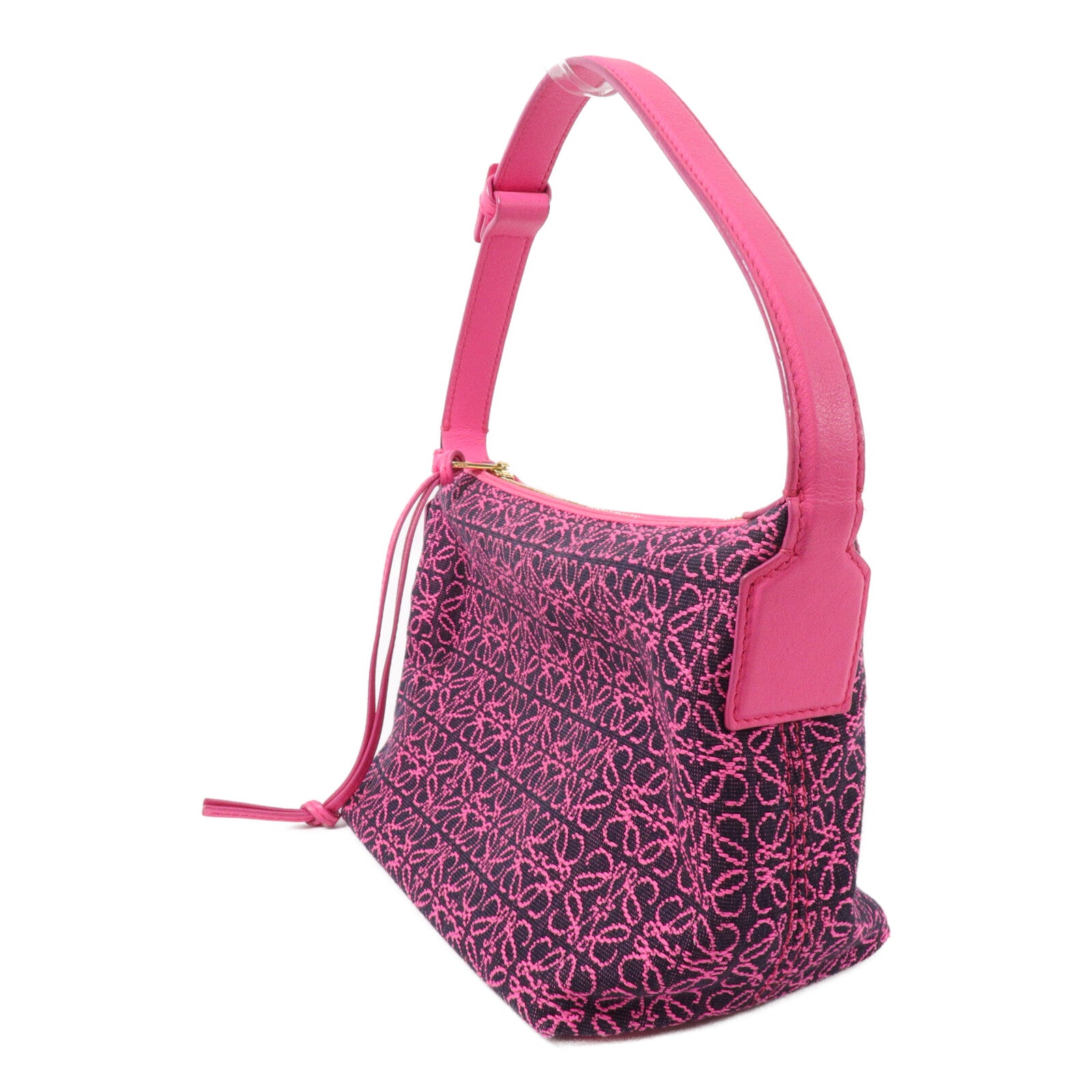 LOEWE 帆布Cubi肩背袋