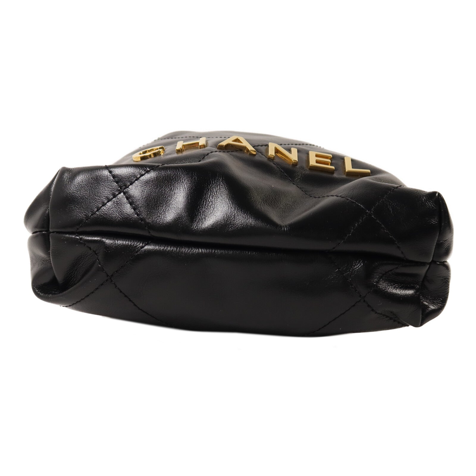 CHANEL 牛皮皮革Chanel 22 Mini鏈帶肩背袋