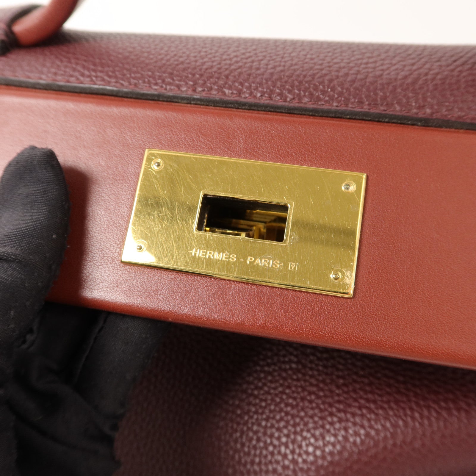 HERMES Clemence皮革24/24 29cm手挽肩背兩用袋