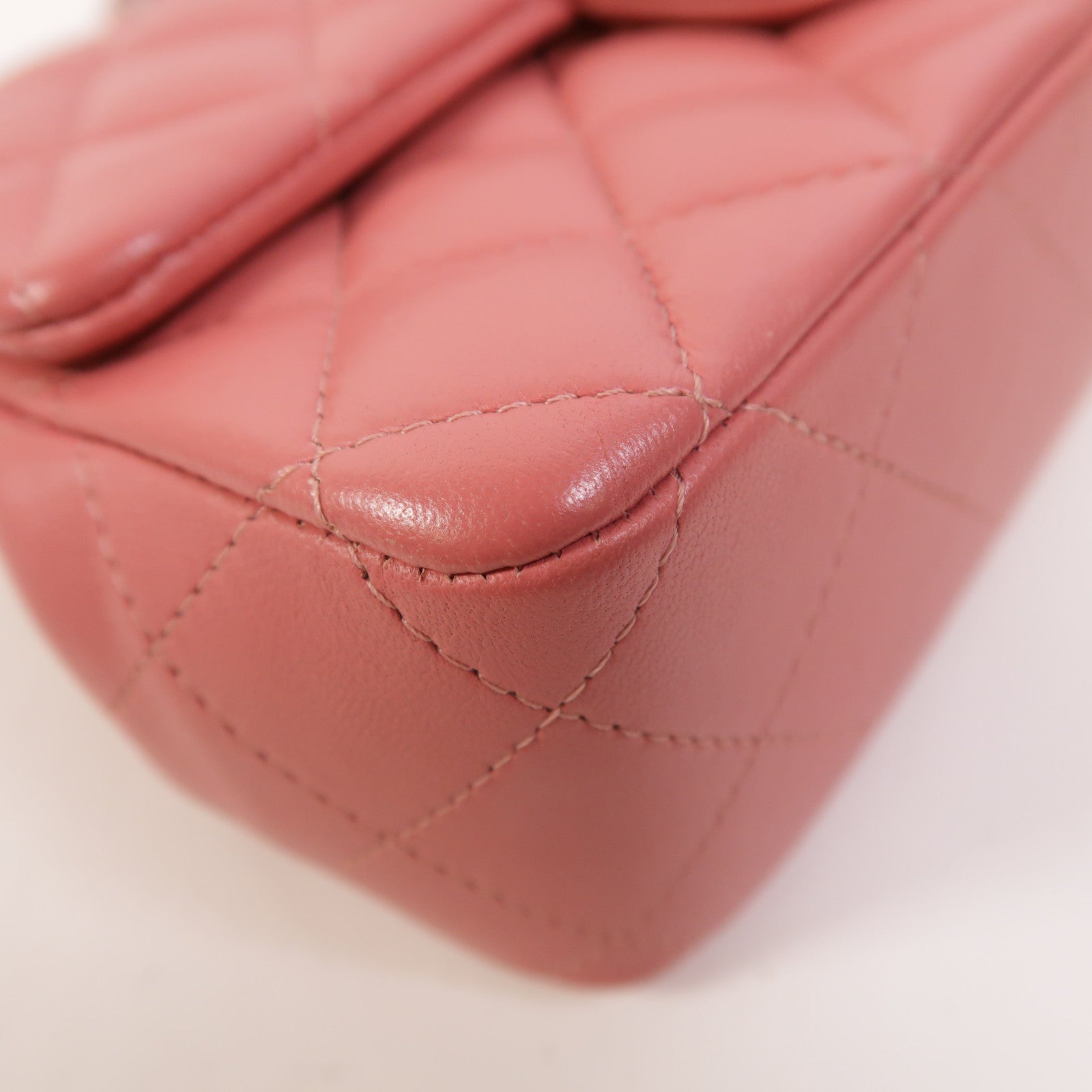 CHANEL 羊皮皮革Classic 20銀扣鏈帶肩背袋