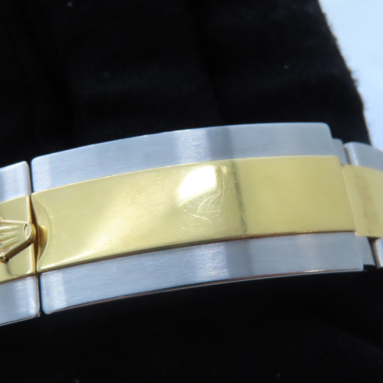 ROLEX Submarinar Date 18K黃金/不鏽鋼手錶自動機芯黑色