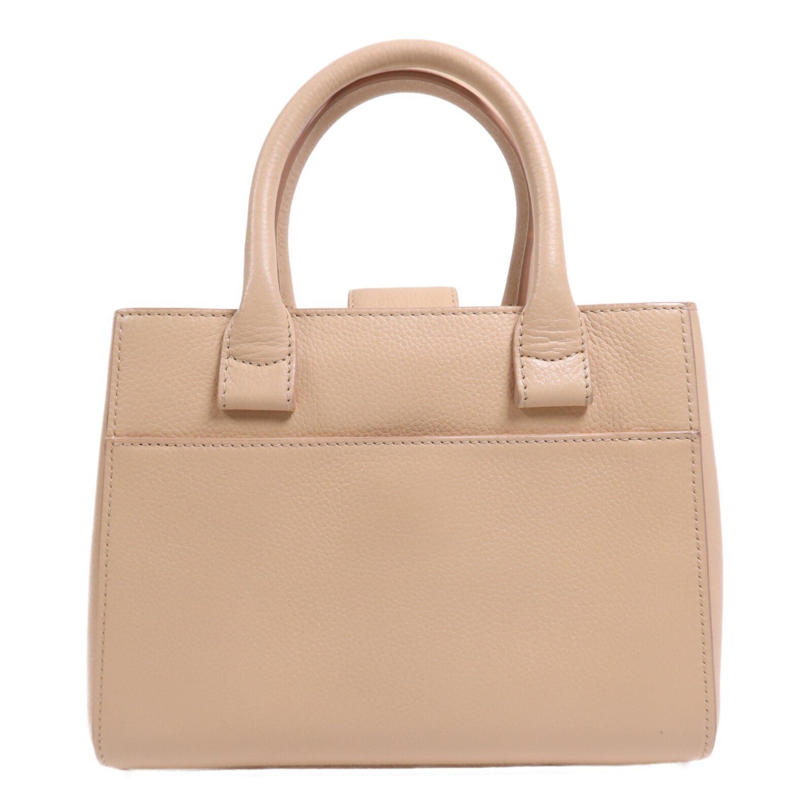 CHANEL 牛皮皮革2 Way Shoulder Bag金扣手挽肩背兩用袋