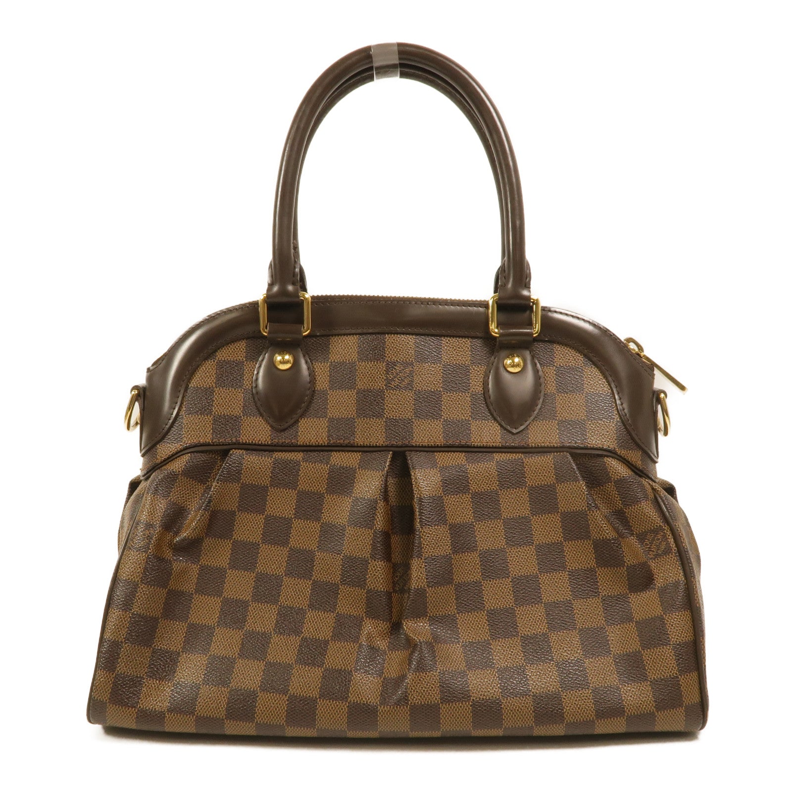 LOUIS VUITTON Damier Trevi PM手挽肩背兩用袋