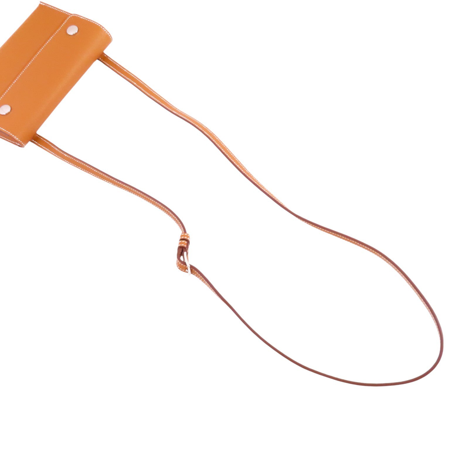 HERMES Epsom皮革Snap Wallet Shoulder Bag銀扣肩背袋