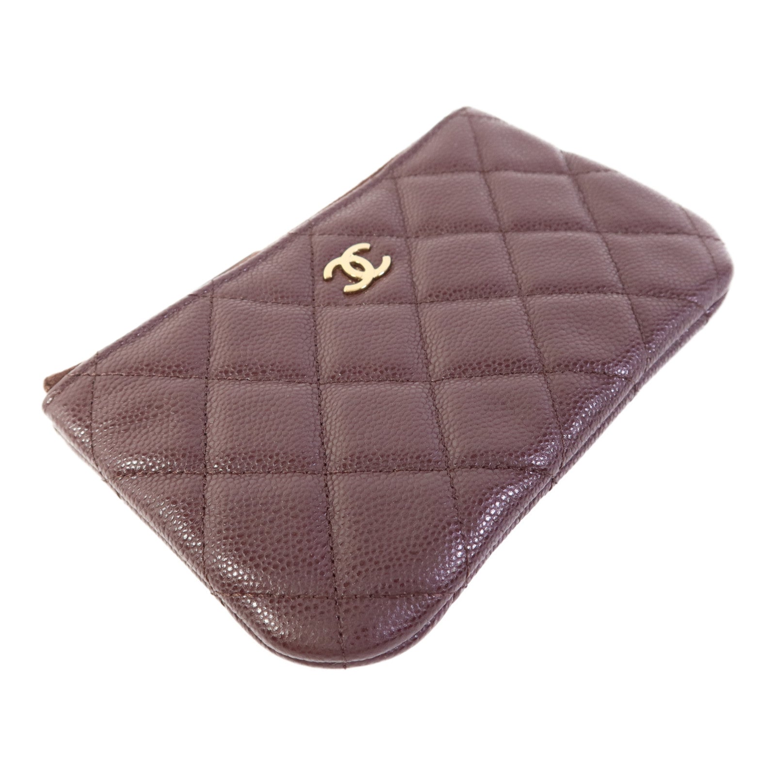 CHANEL 牛皮皮革Coin Pouch金扣零錢包