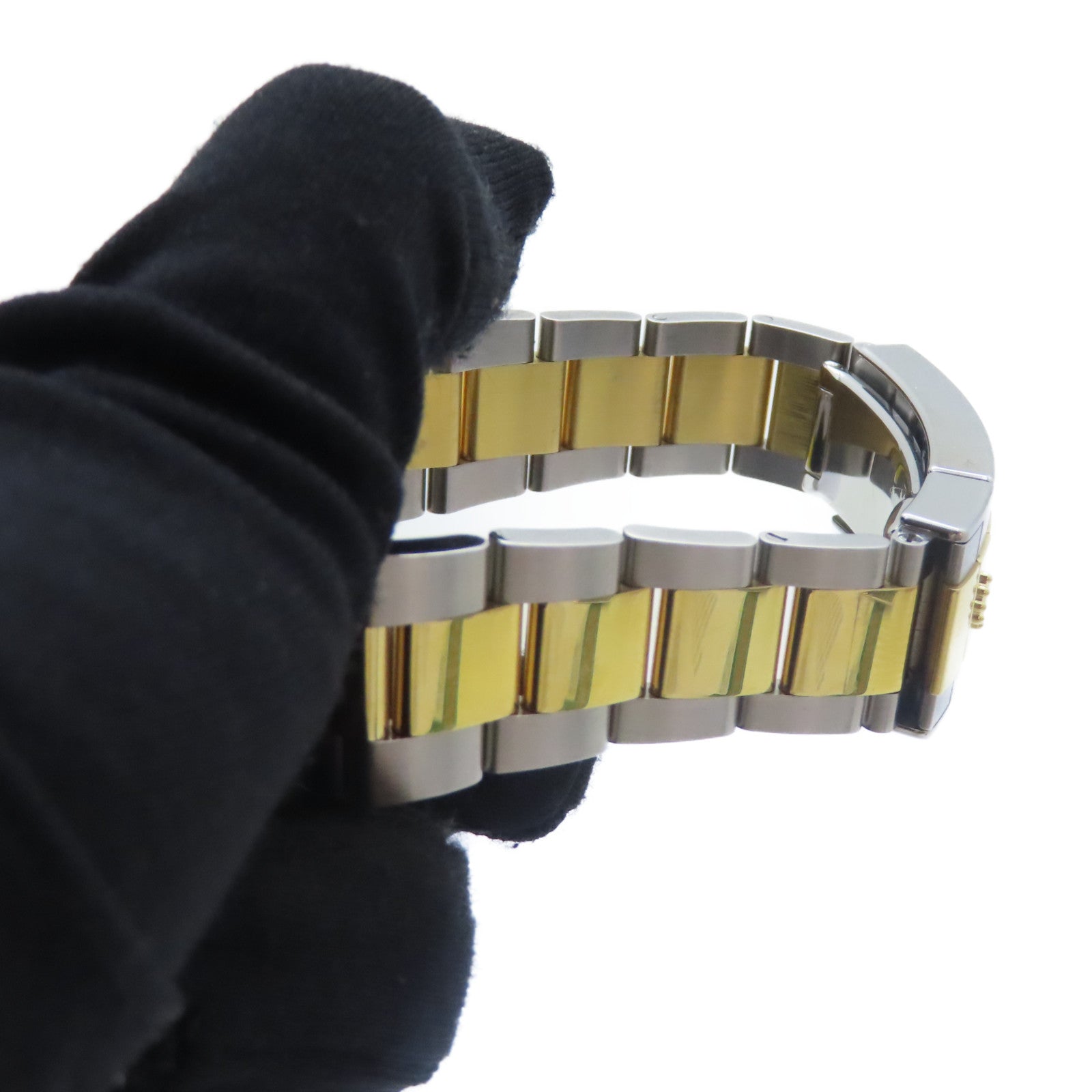 ROLEX Submarinar Date 18K黃金/不鏽鋼手錶自動機芯黑色