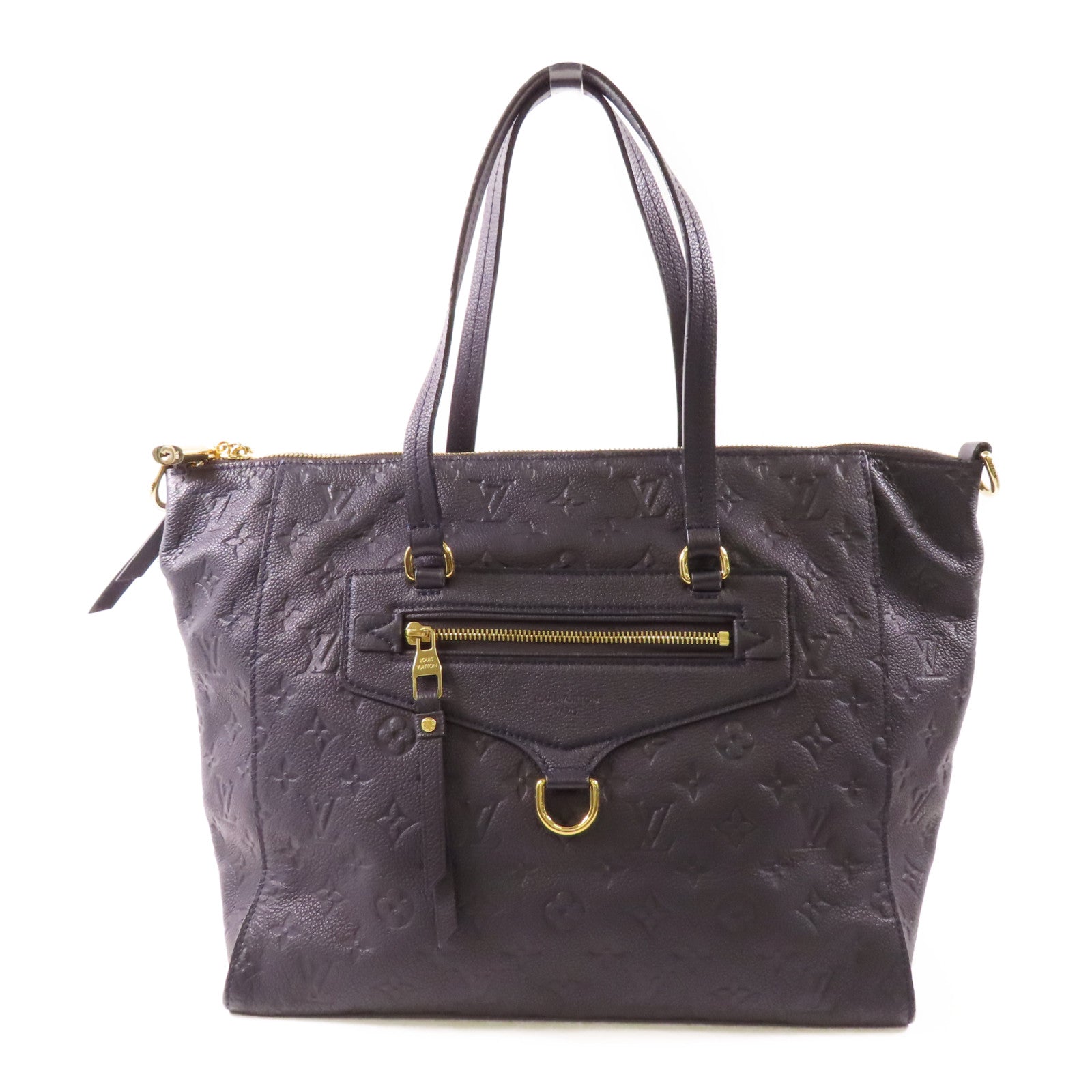 LOUIS VUITTON Monogram Empreinte Lumineuse PM金扣肩背袋