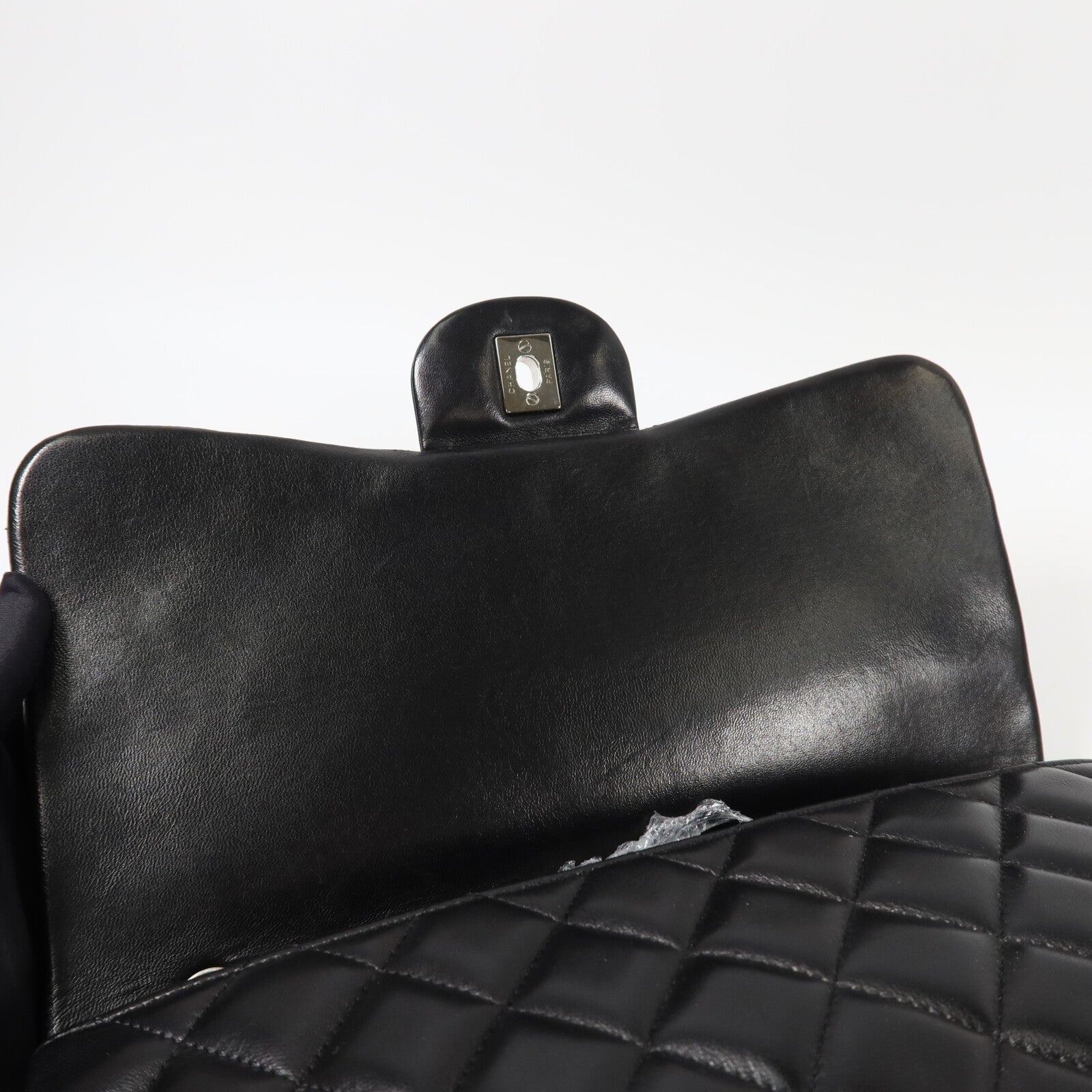 CHANEL 羊皮皮革Large Single Classic鏈帶肩背袋