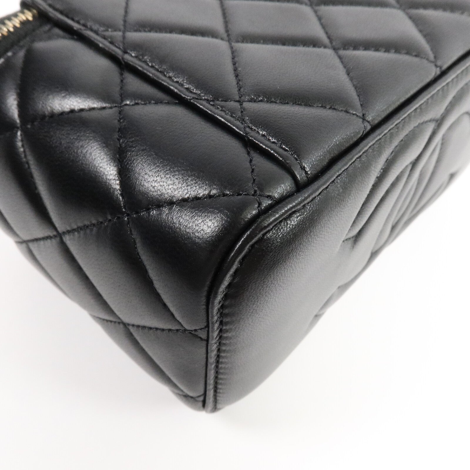 CHANEL 羊皮皮革Vanity Case With Top Handle手挽肩背兩用袋