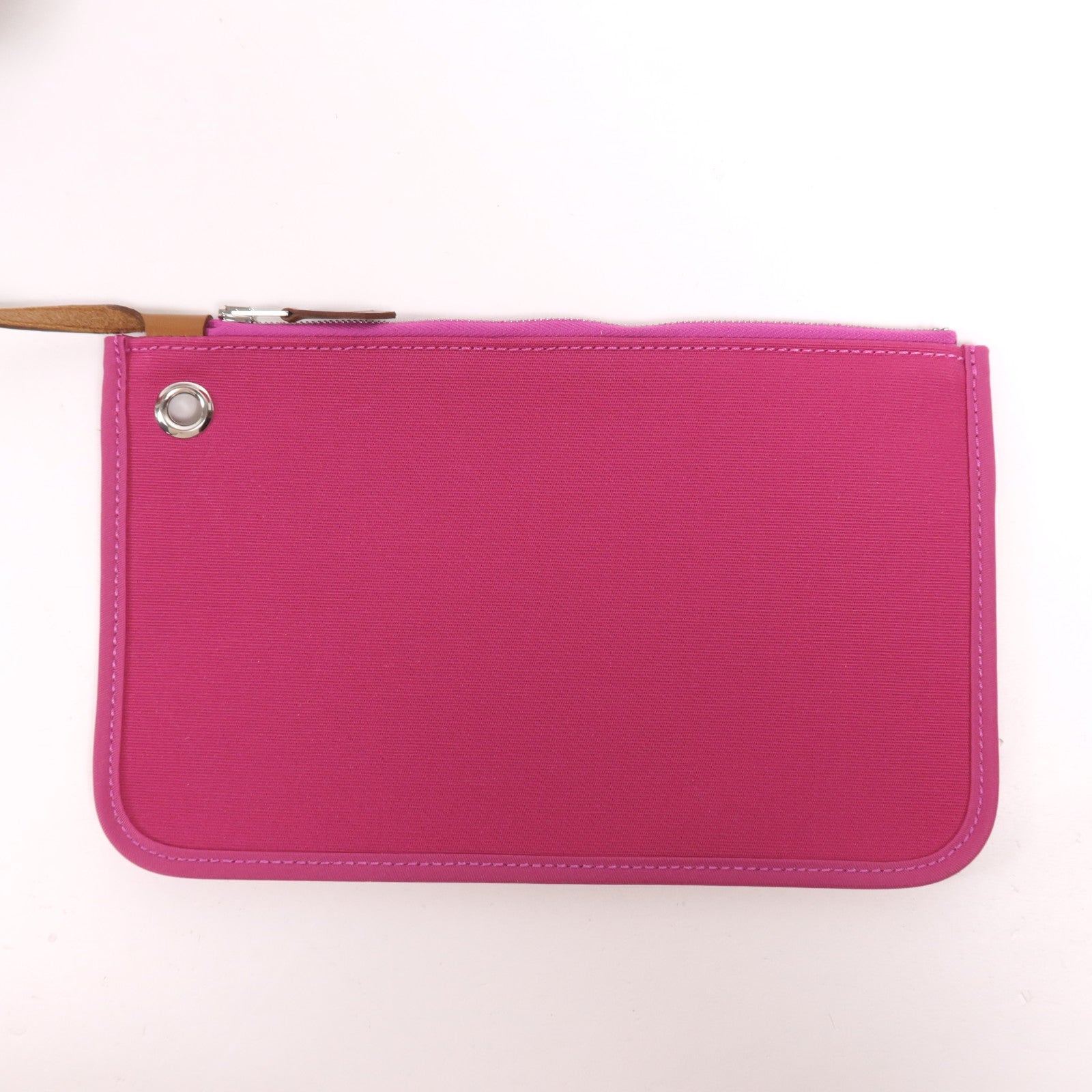 HERMES 帆布Herbag PM銀扣手挽肩背兩用袋